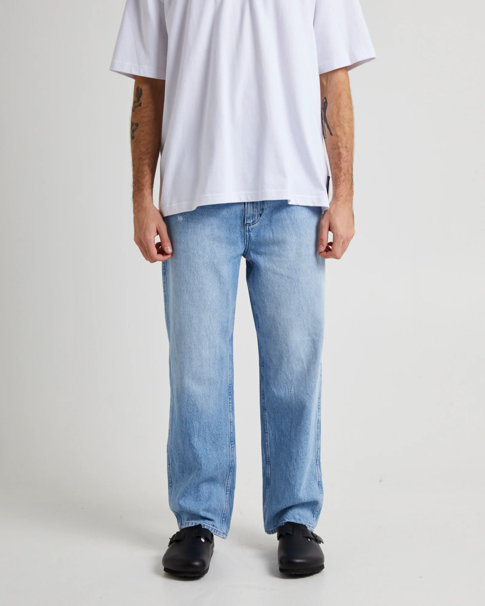 Slacker Relaxed Denim Jeans Verona Worn