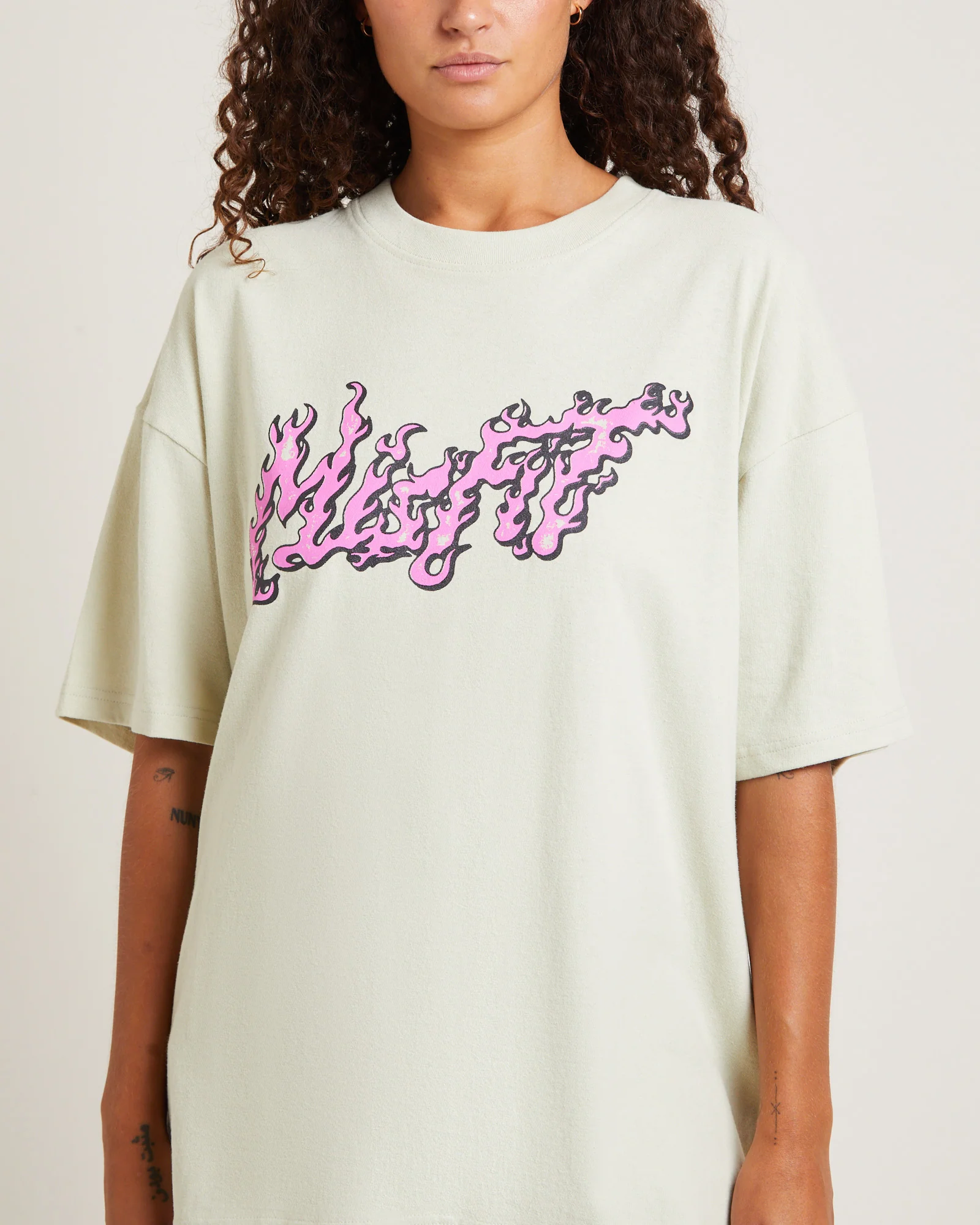 Sleeping Cells Oversized Tee Thrift White - Image 5