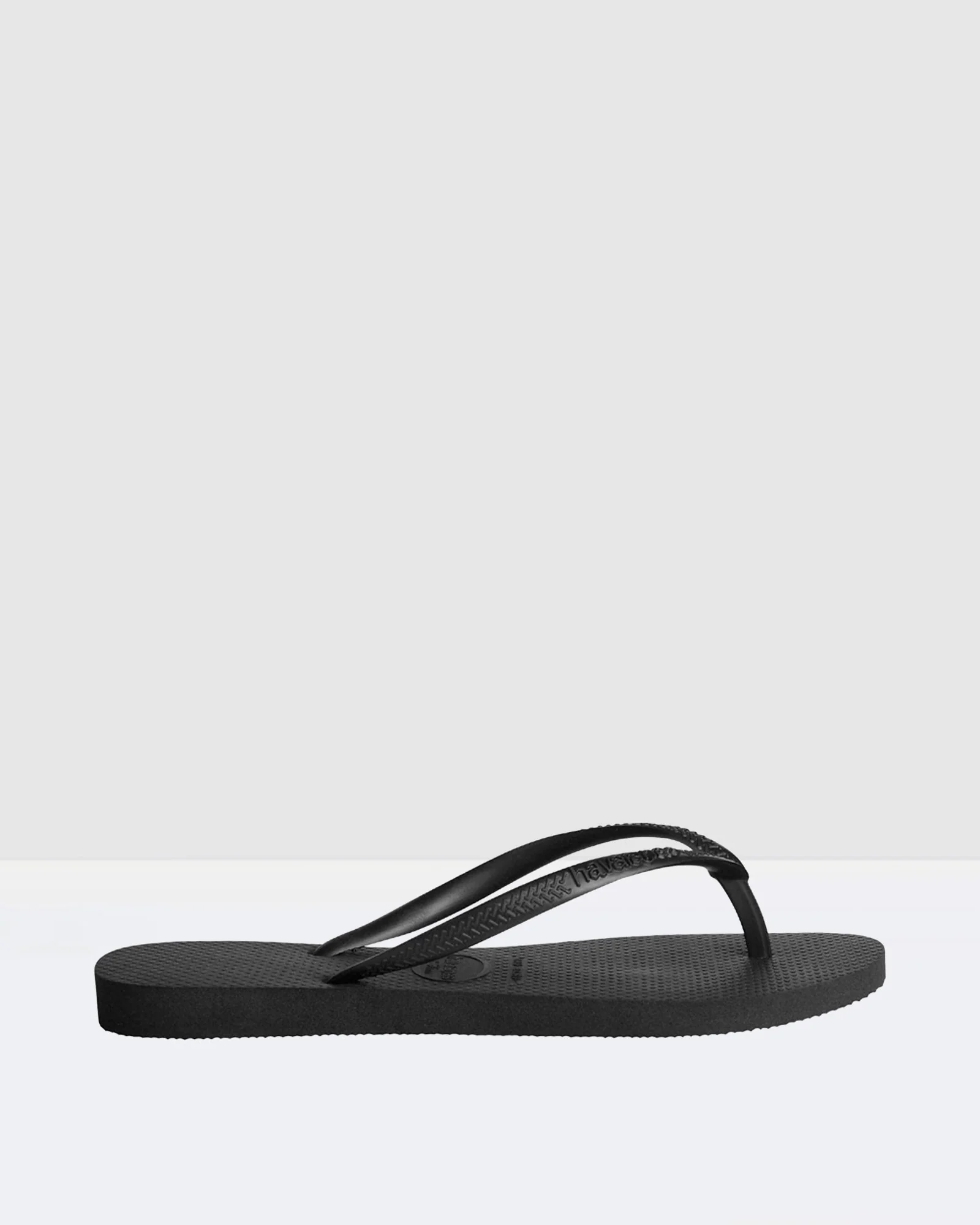 Slim Basic Thongs Black - Image 3
