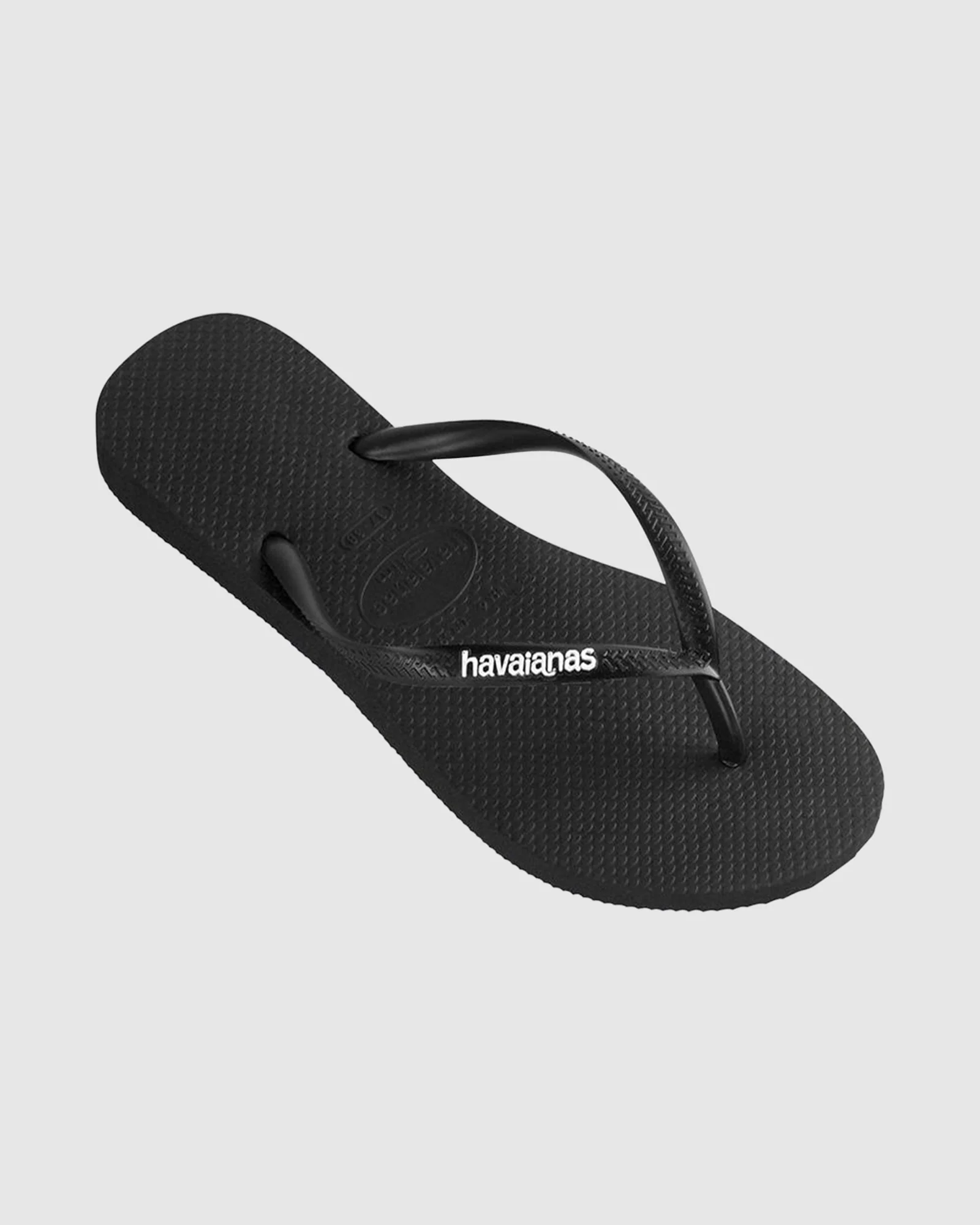 Slim Rubber Logo Thongs