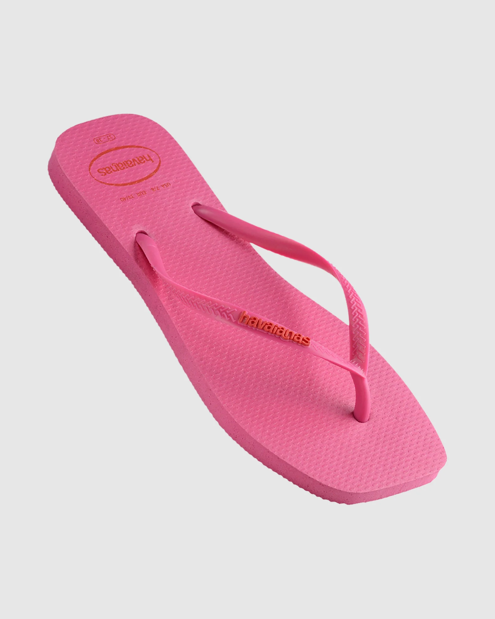 Slim Square Logo Pop Up Flip Flops