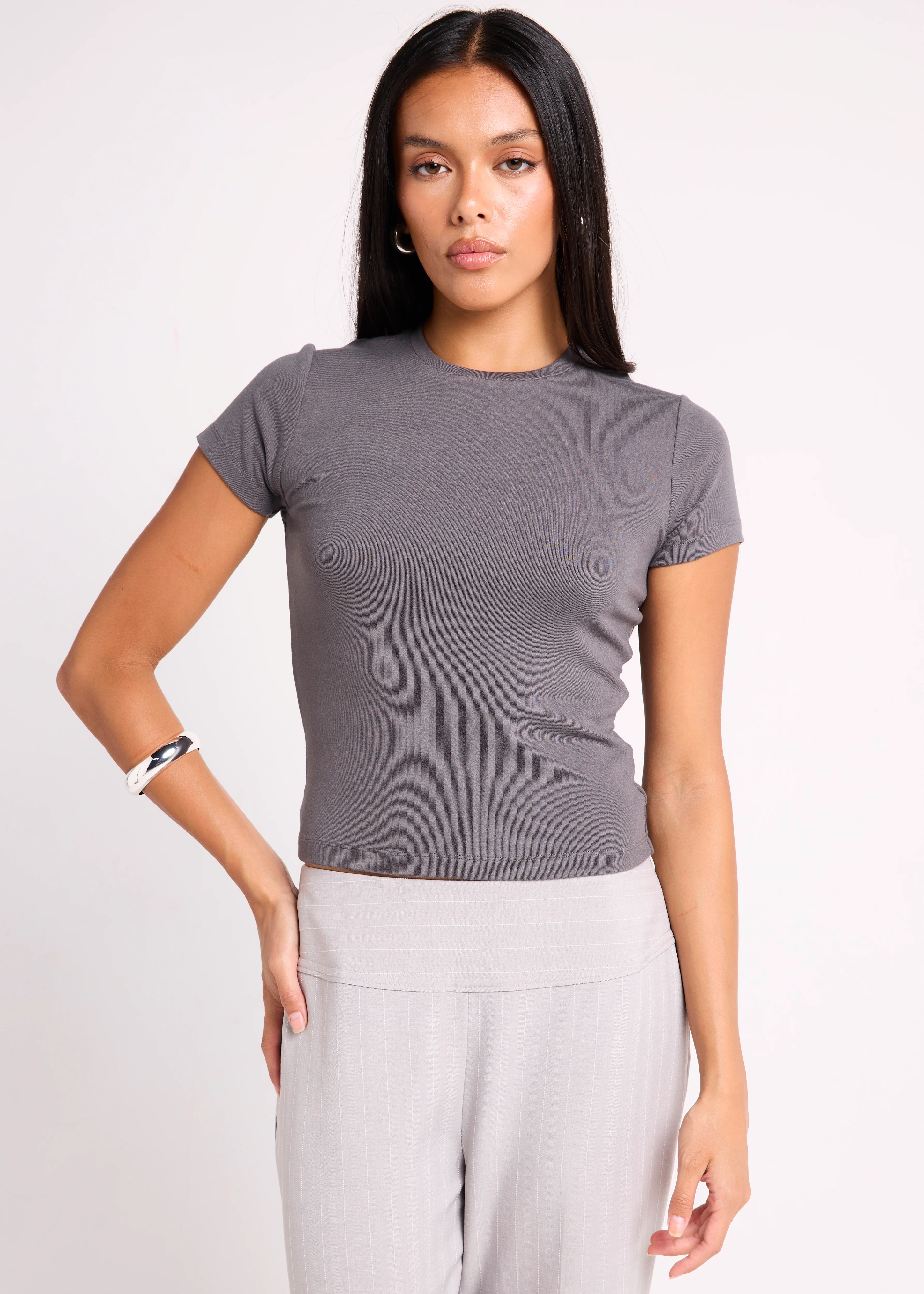 Slinky Fitted T-Shirt - Image 4