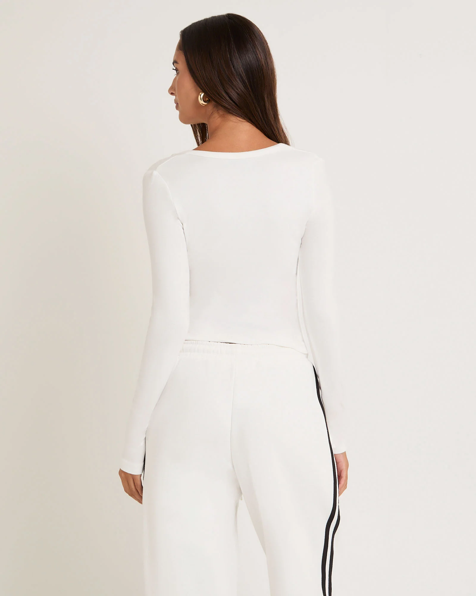 Slinky Scoop Neck Long Sleeve - Image 2
