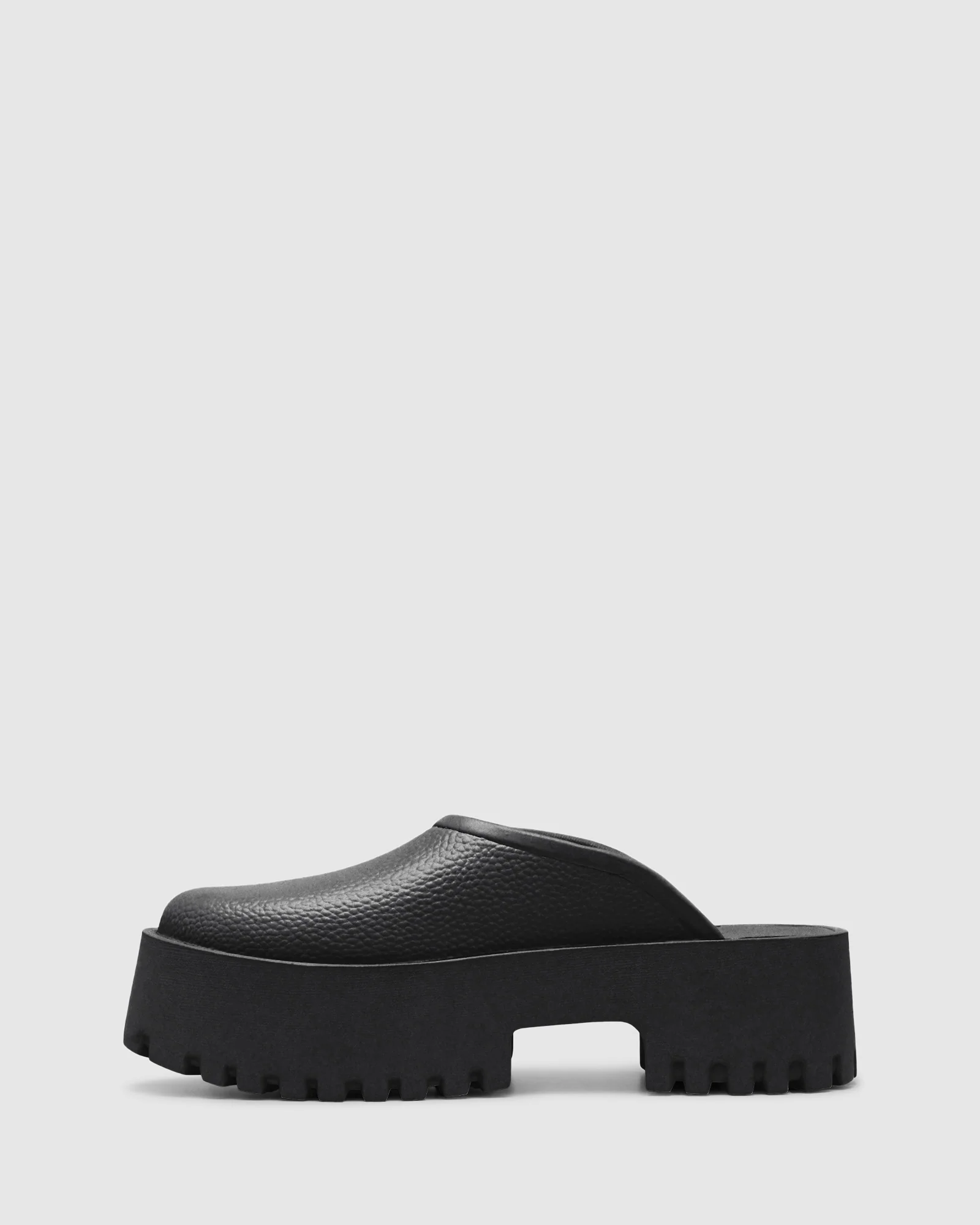 Slip On Clogs in Black - Image 3