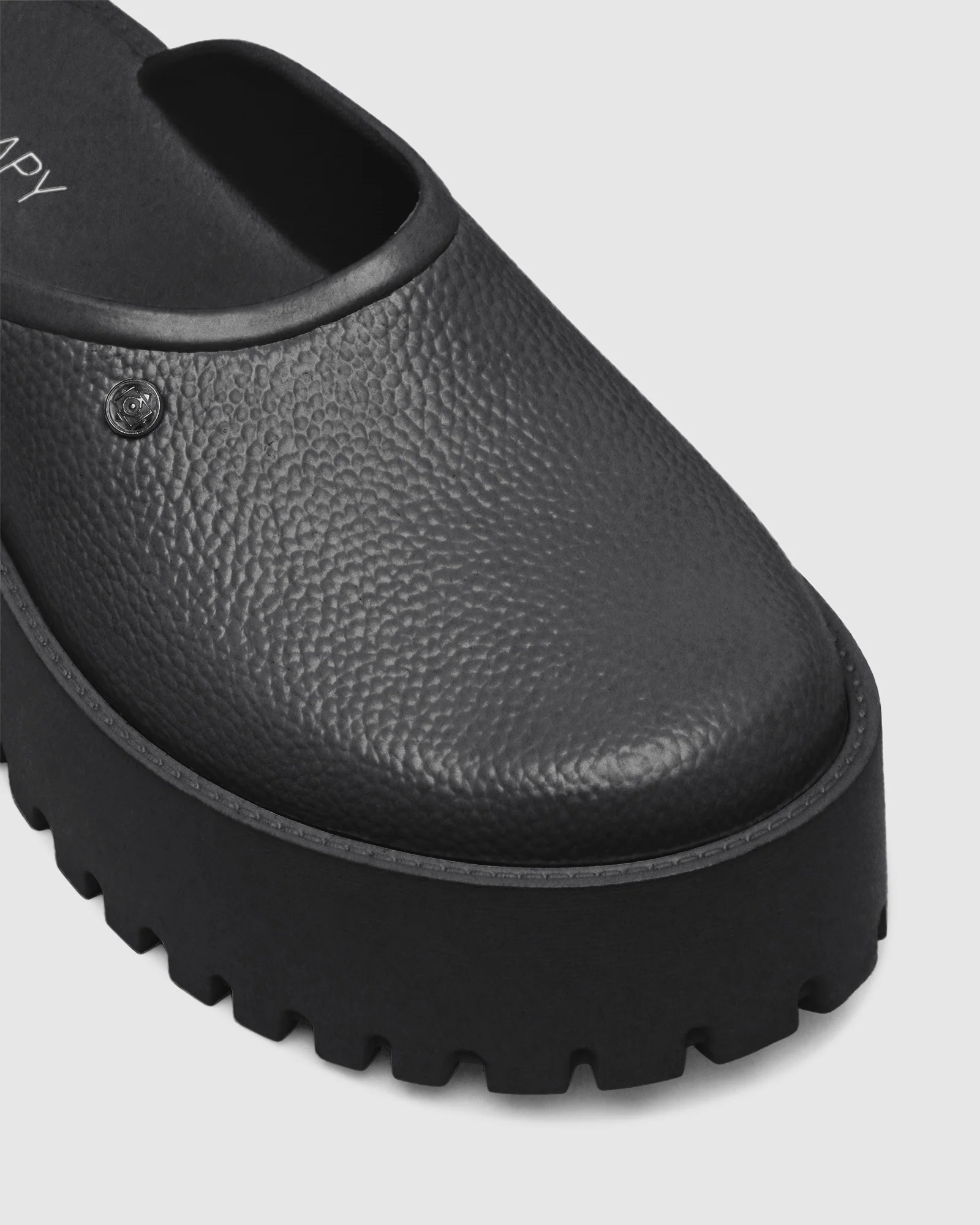 Slip On Clogs in Black - Image 4