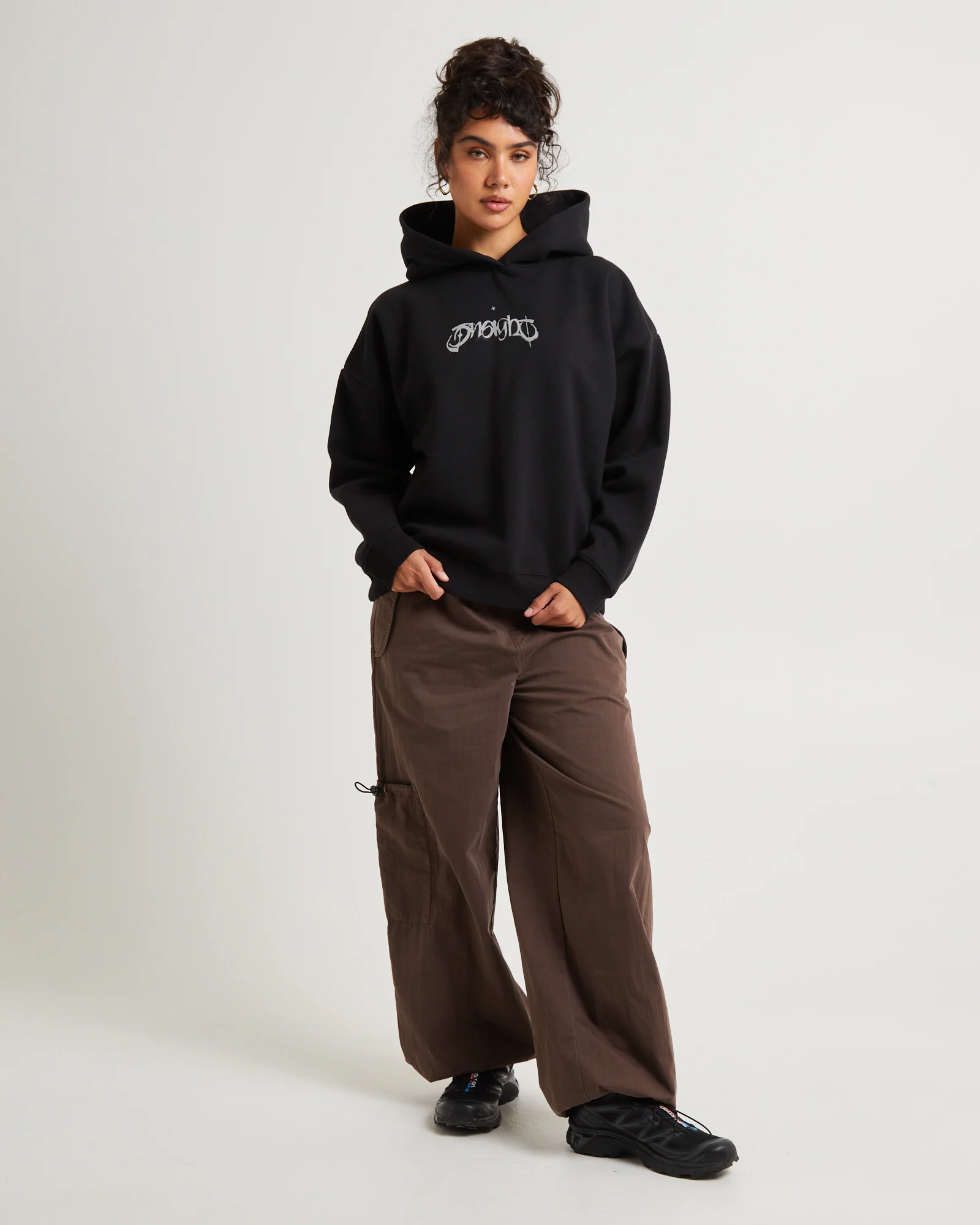 Solar Fleece Hoodie Black - Image 3