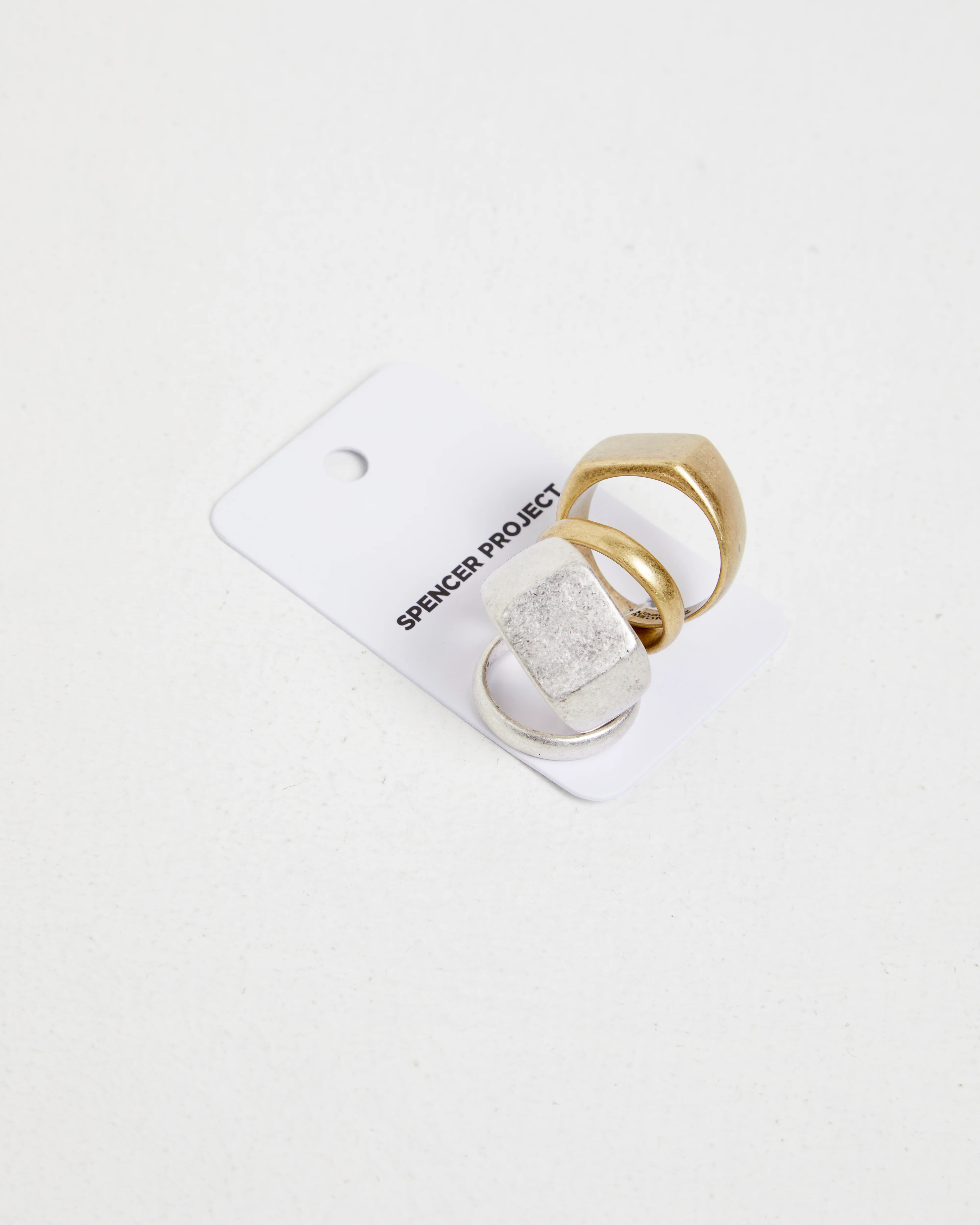 Spencer Mixed Metal Ring Pack - Image 4