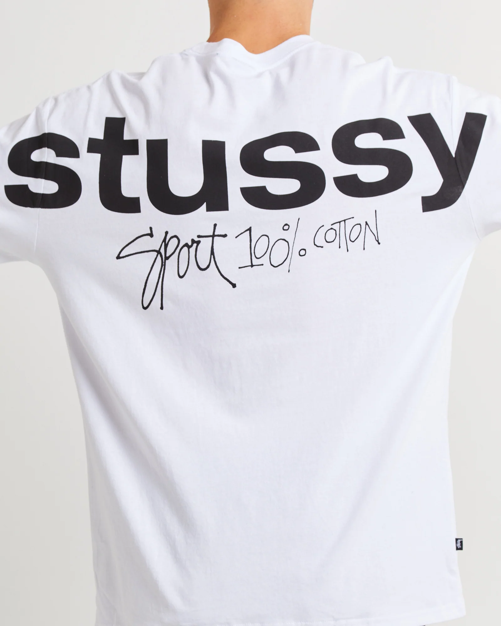 Sport 100 Short Sleeve T-Shirt Washed White - Image 5