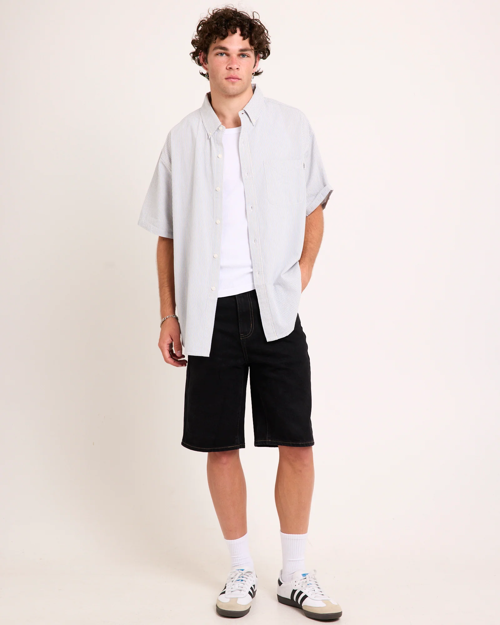 Denim Standard Shorts - Image 3