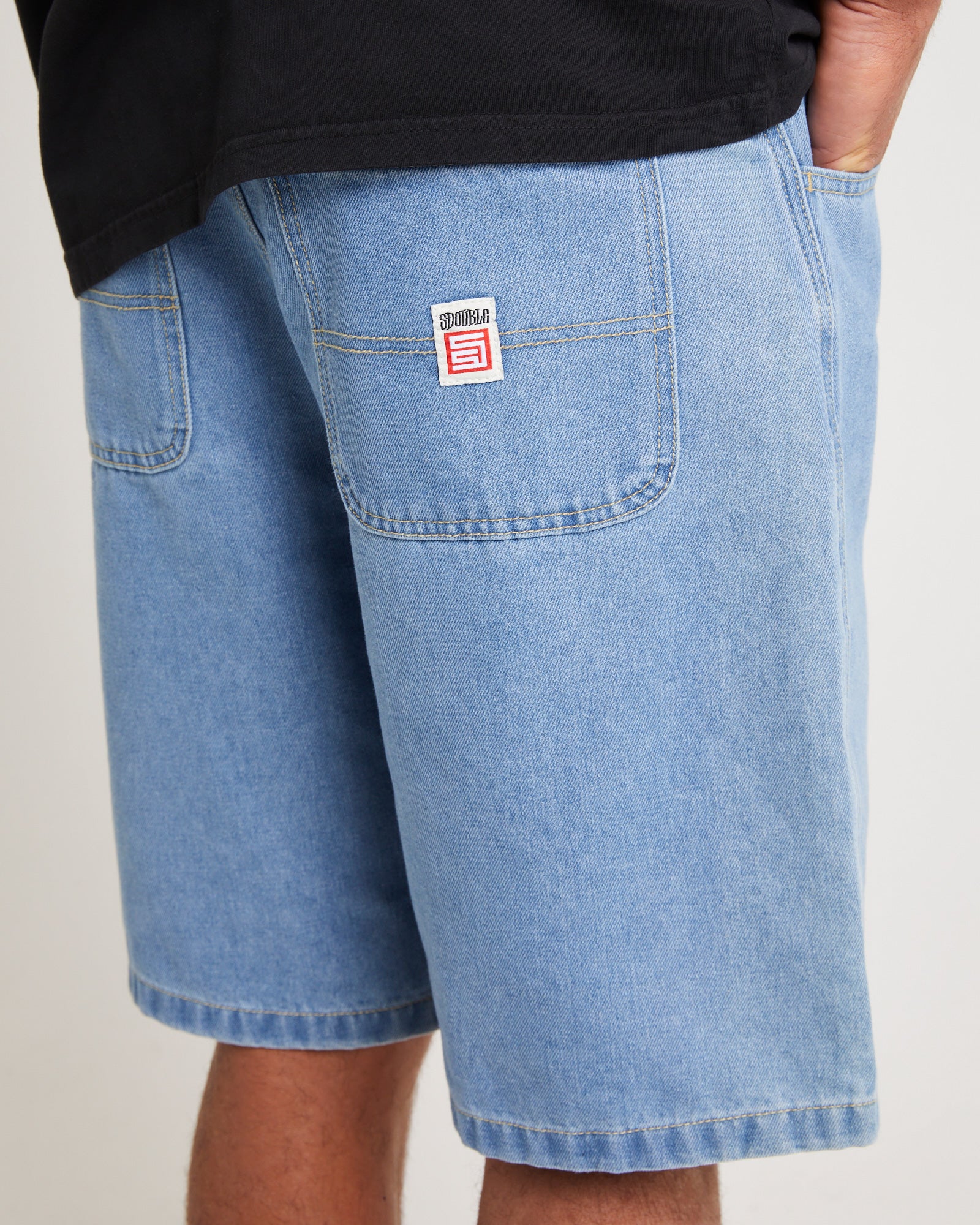 Denim Standard Shorts - Image 5