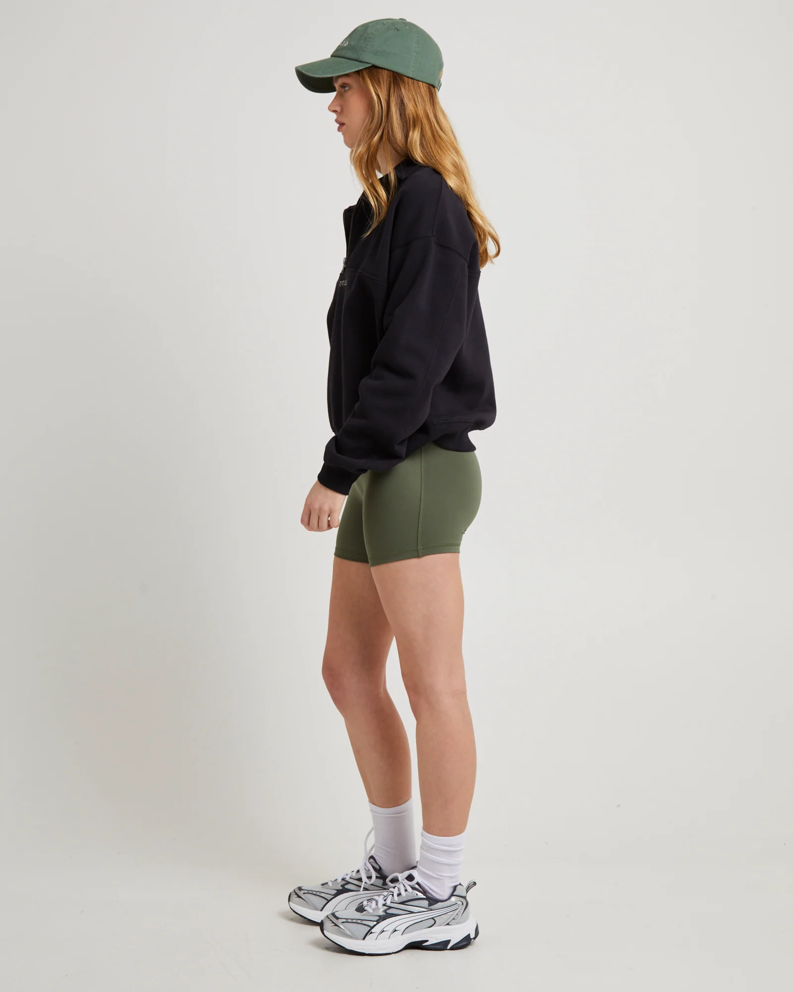 State Panelled Zip Front Fleece Almost Black - Image 5
