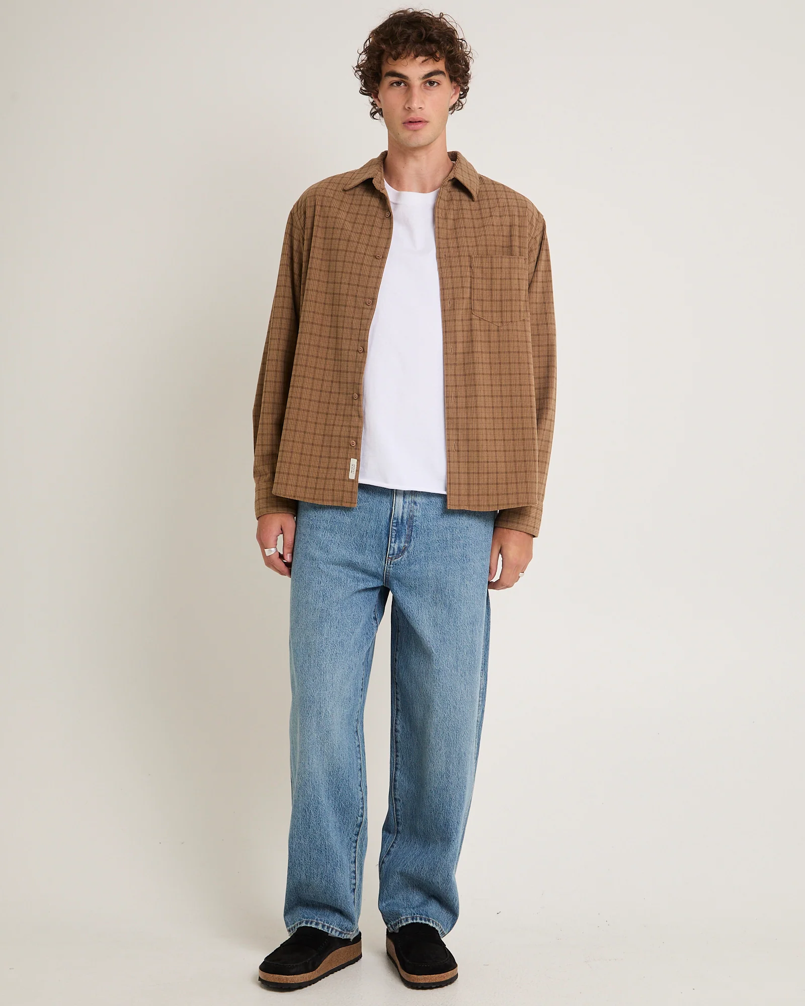 Steezy Relaxed Denim Jeans Used Indigo