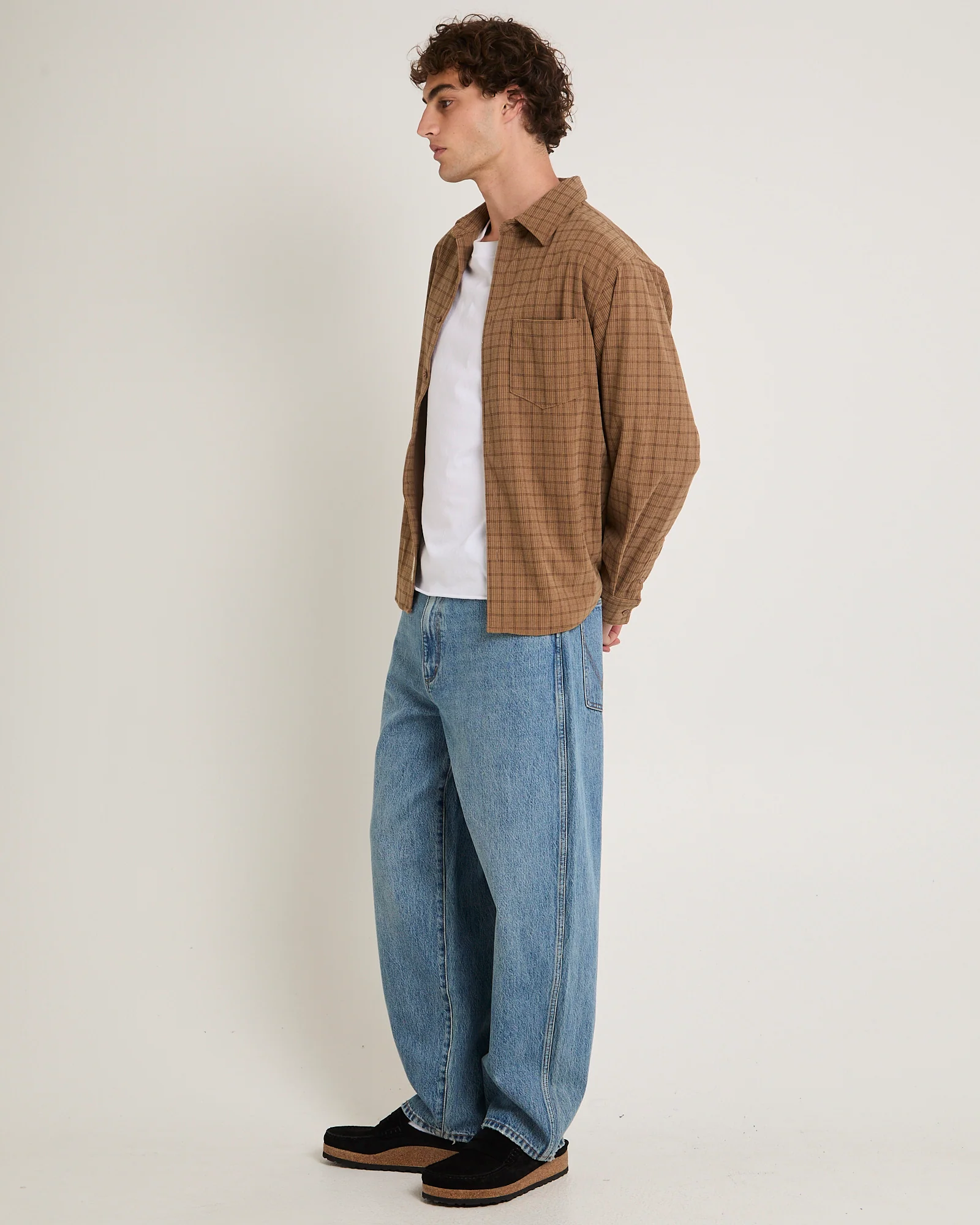 Steezy Relaxed Denim Jeans Used Indigo - Image 4