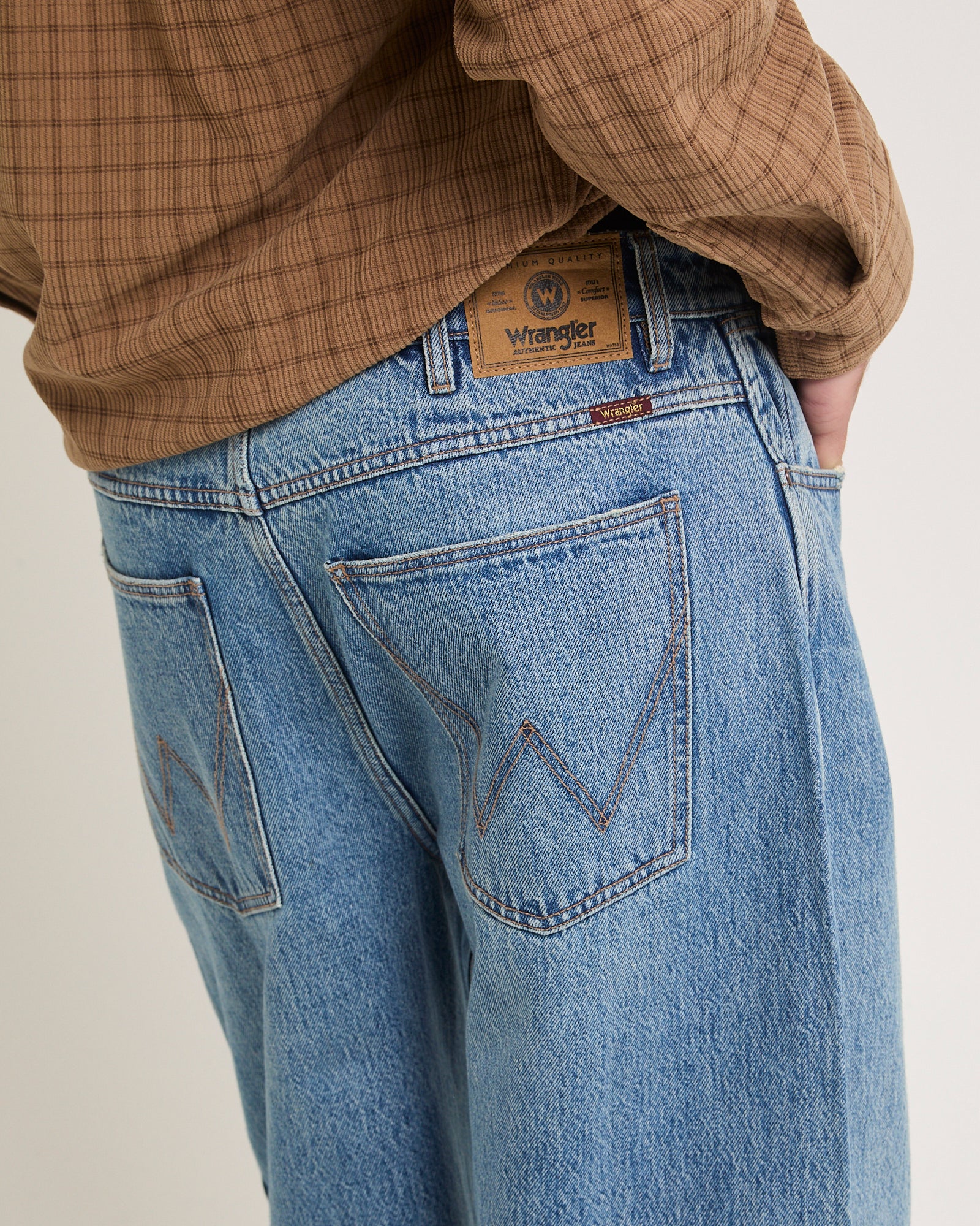 Steezy Relaxed Denim Jeans Used Indigo - Image 5