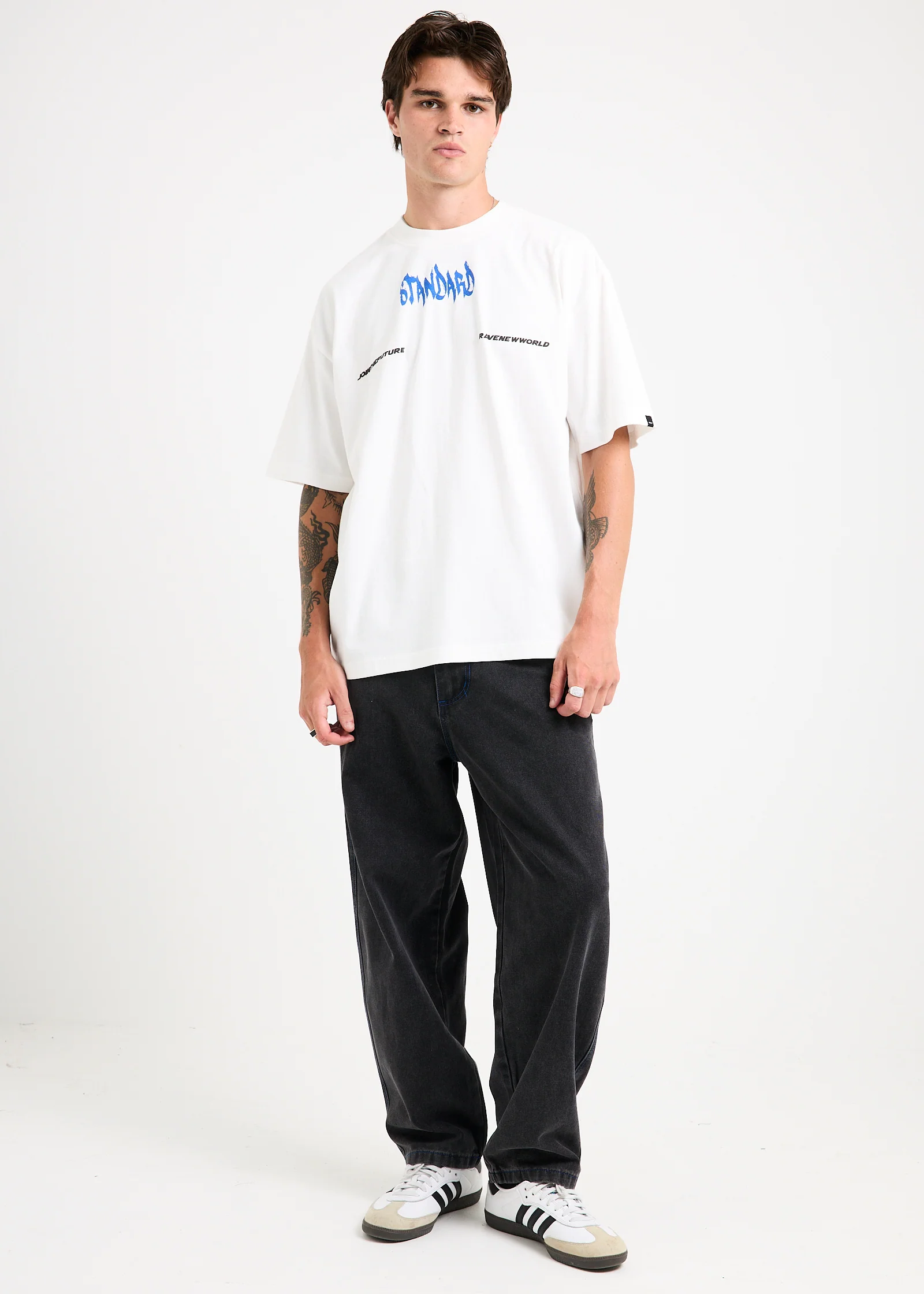 Sticker Wide Boy Denim Jeans