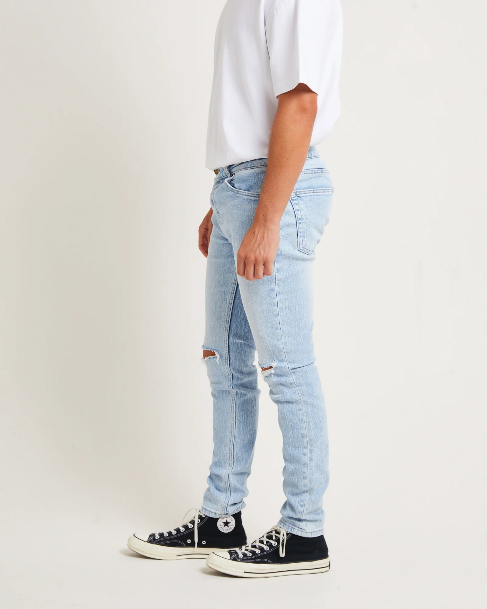 Stinger Crush Rip Slim Denim Jeans - Image 5