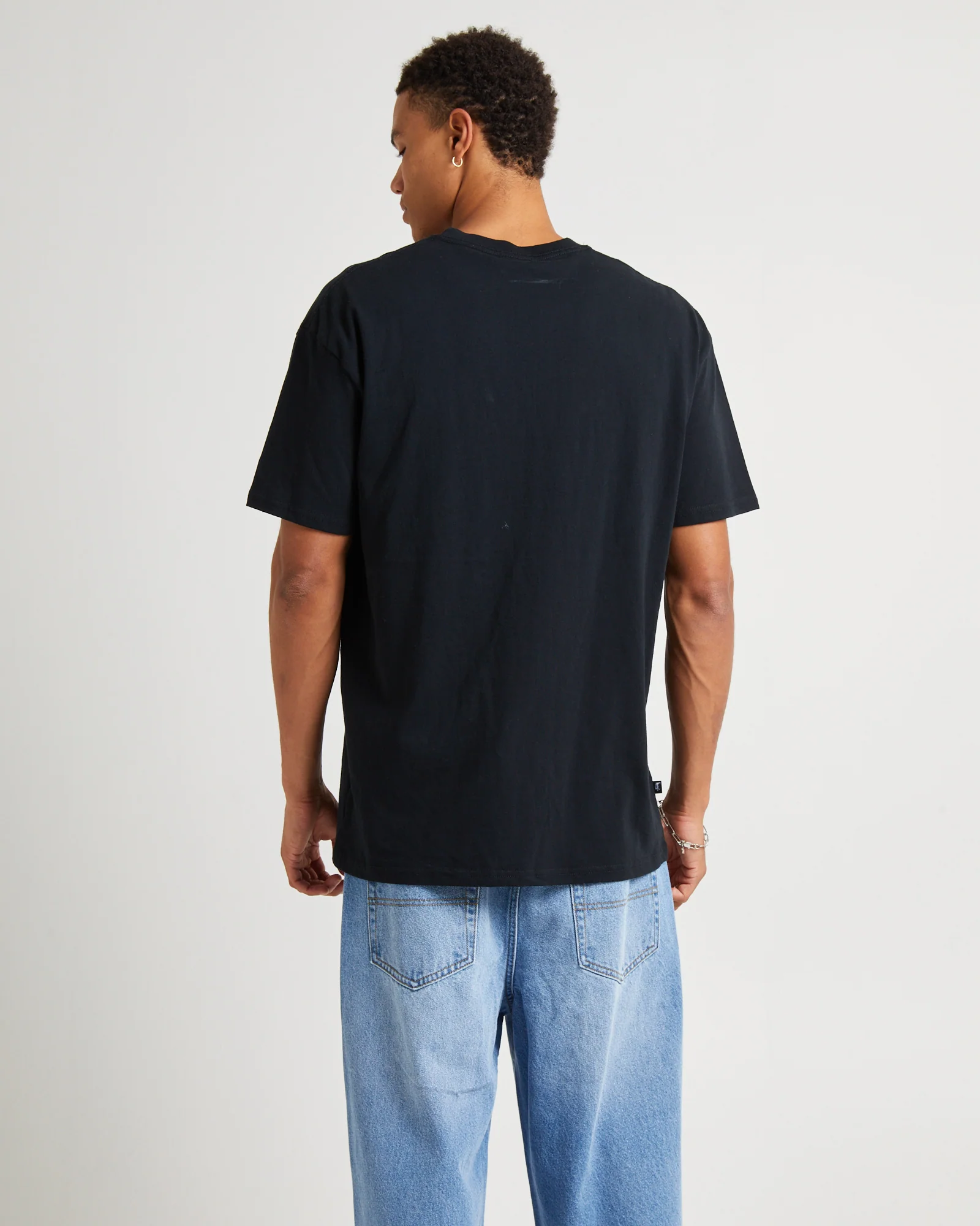 Stock Box Heavy Weight T-Shirt Black - Image 2