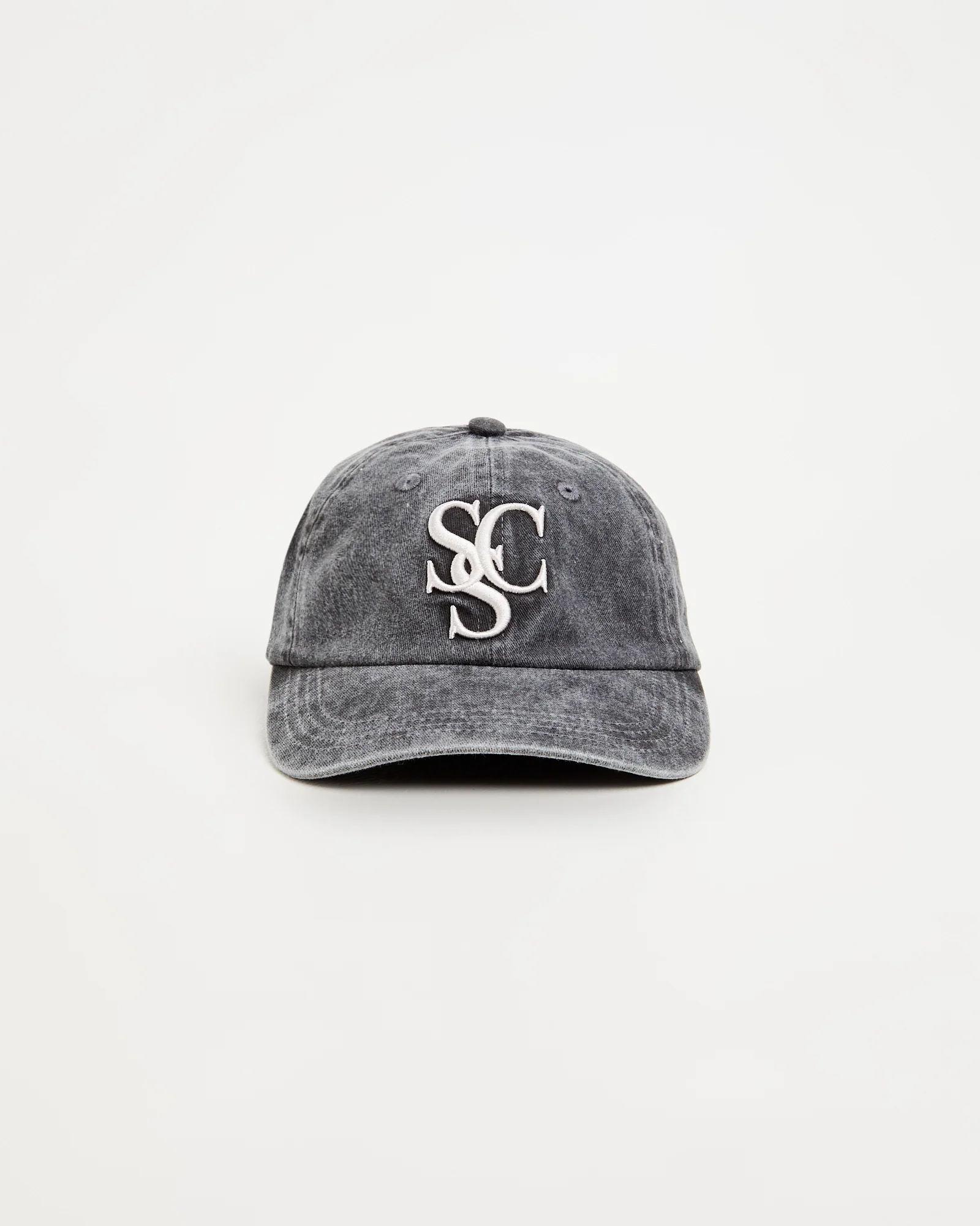 Stone Wash Baseball Cap in Washed Charcoal