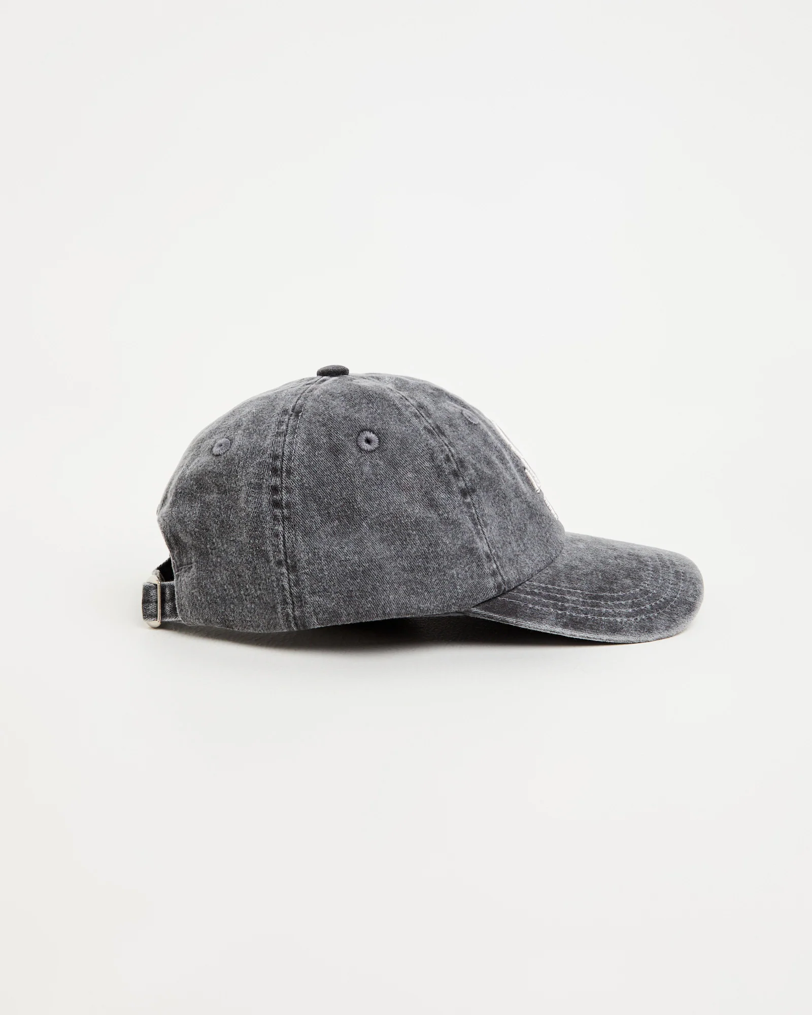 Stone Wash Baseball Cap in Washed Charcoal - Image 2