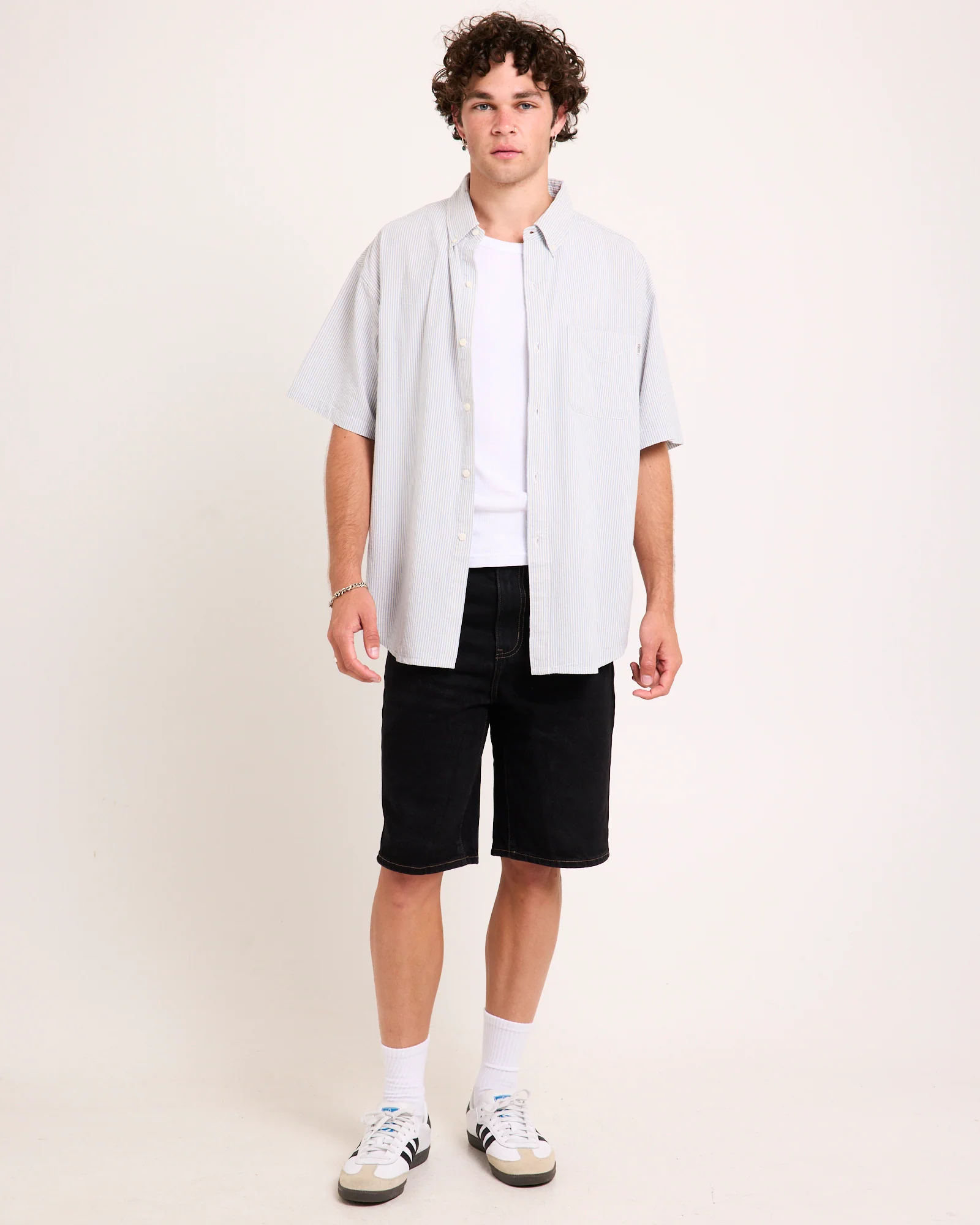 Stripe Short Sleeve Shirt