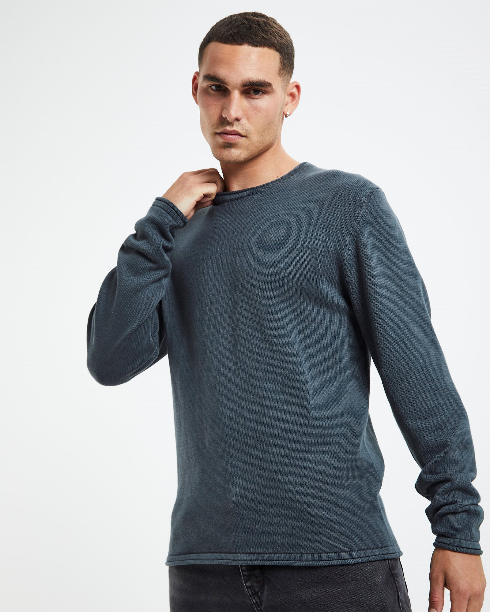 Strummer Lightweight Knit Dark Pine Green - Image 5