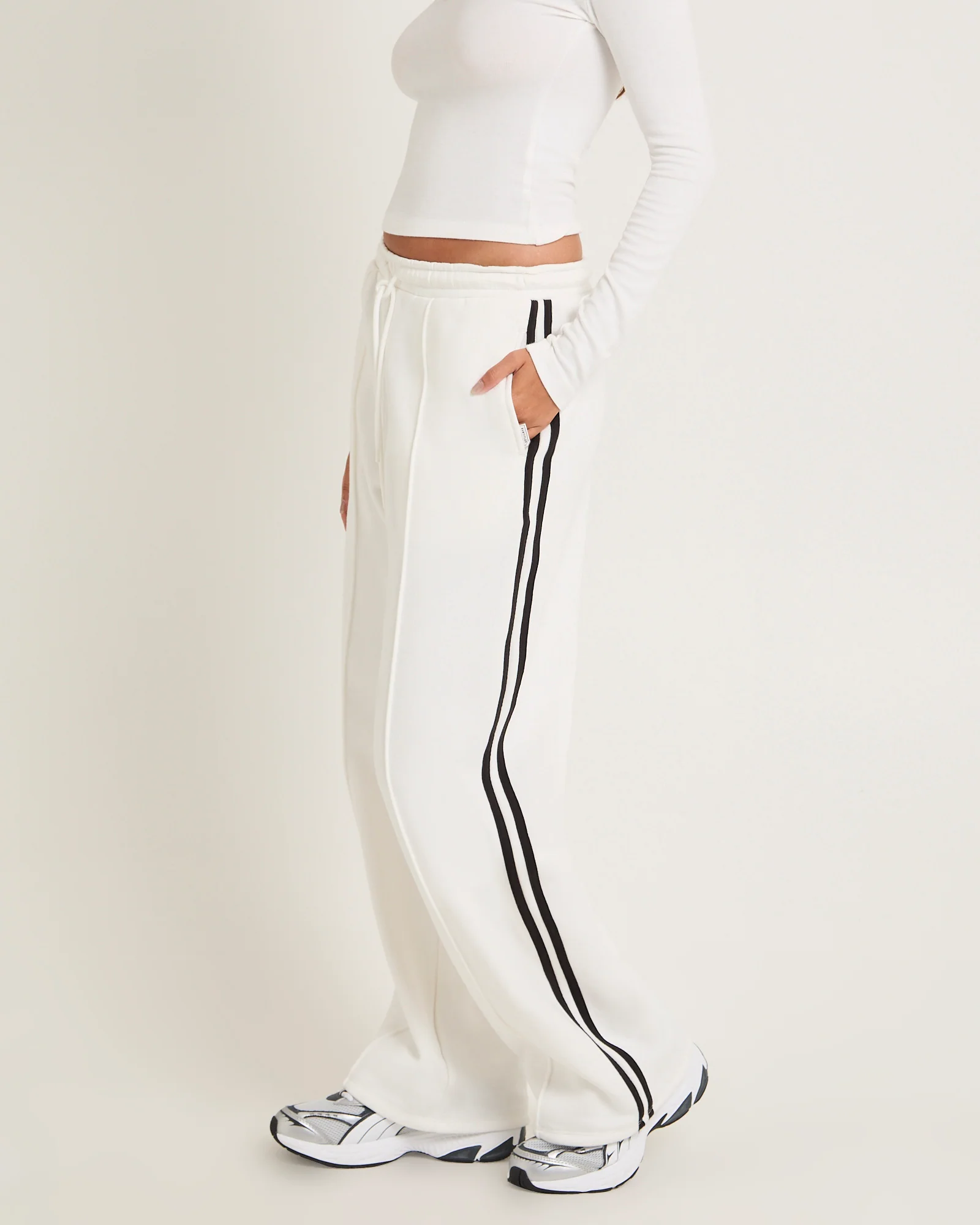 Subtitled Baggy Track Pants - Image 2
