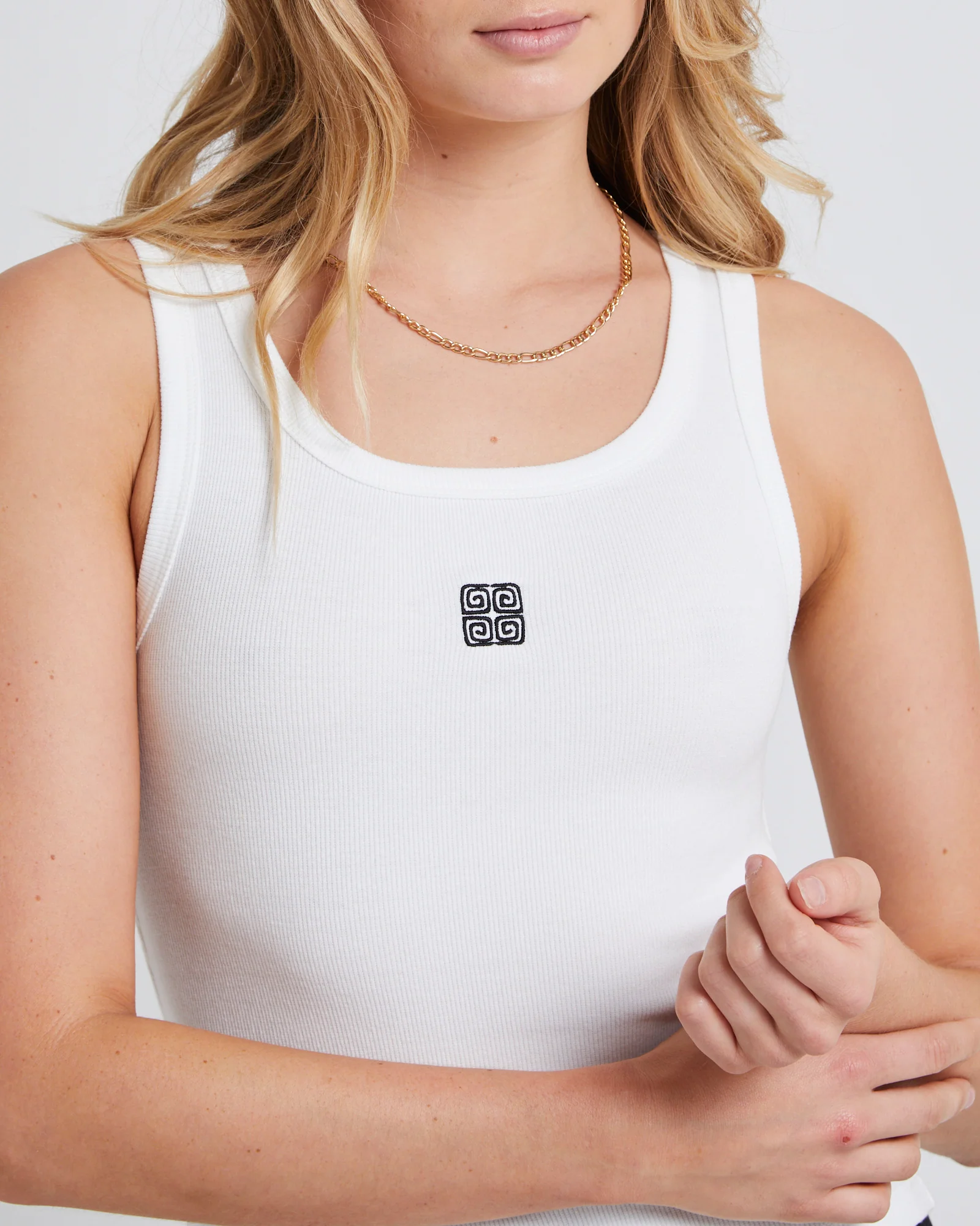 Subtitled Centre Tank Top - Image 5