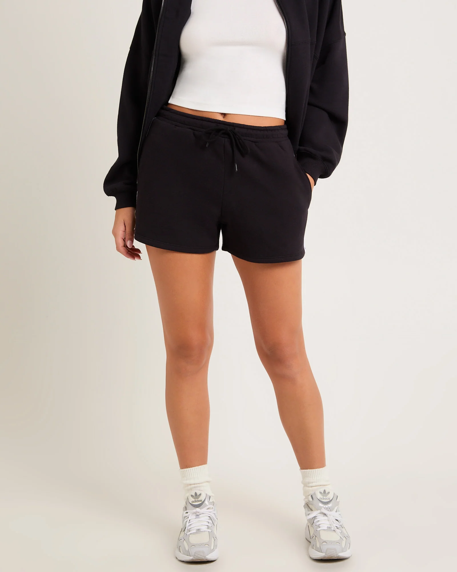 Subtitled Fleece Shorts