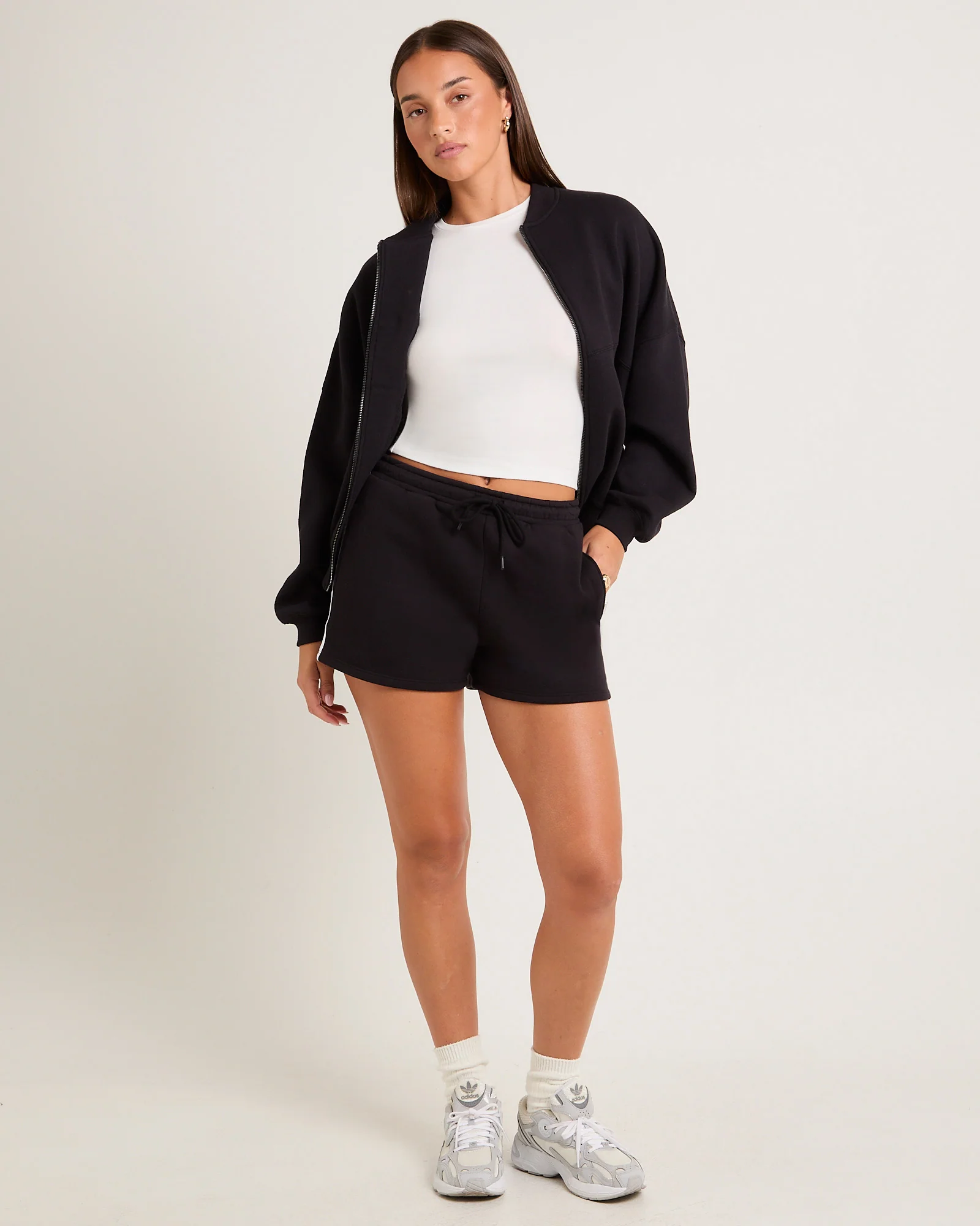 Subtitled Fleece Shorts - Image 3