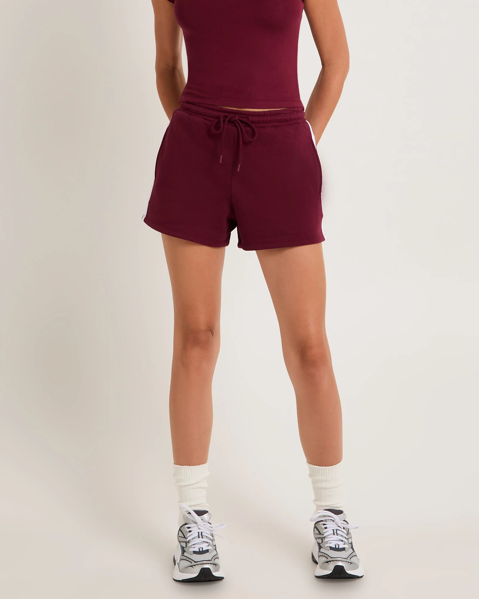 Subtitled Fleece Shorts - Image 3