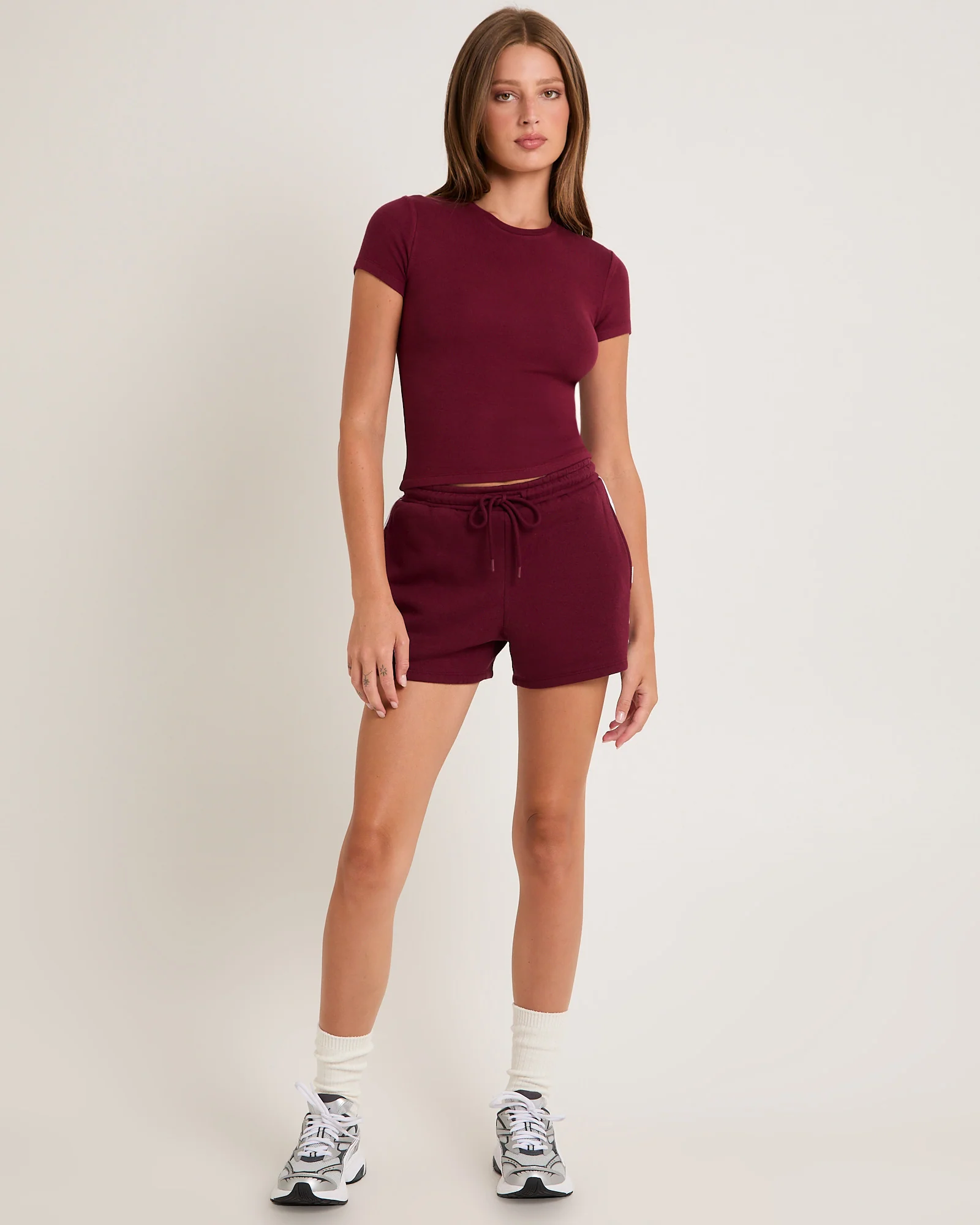 Subtitled Fleece Shorts - Image 5