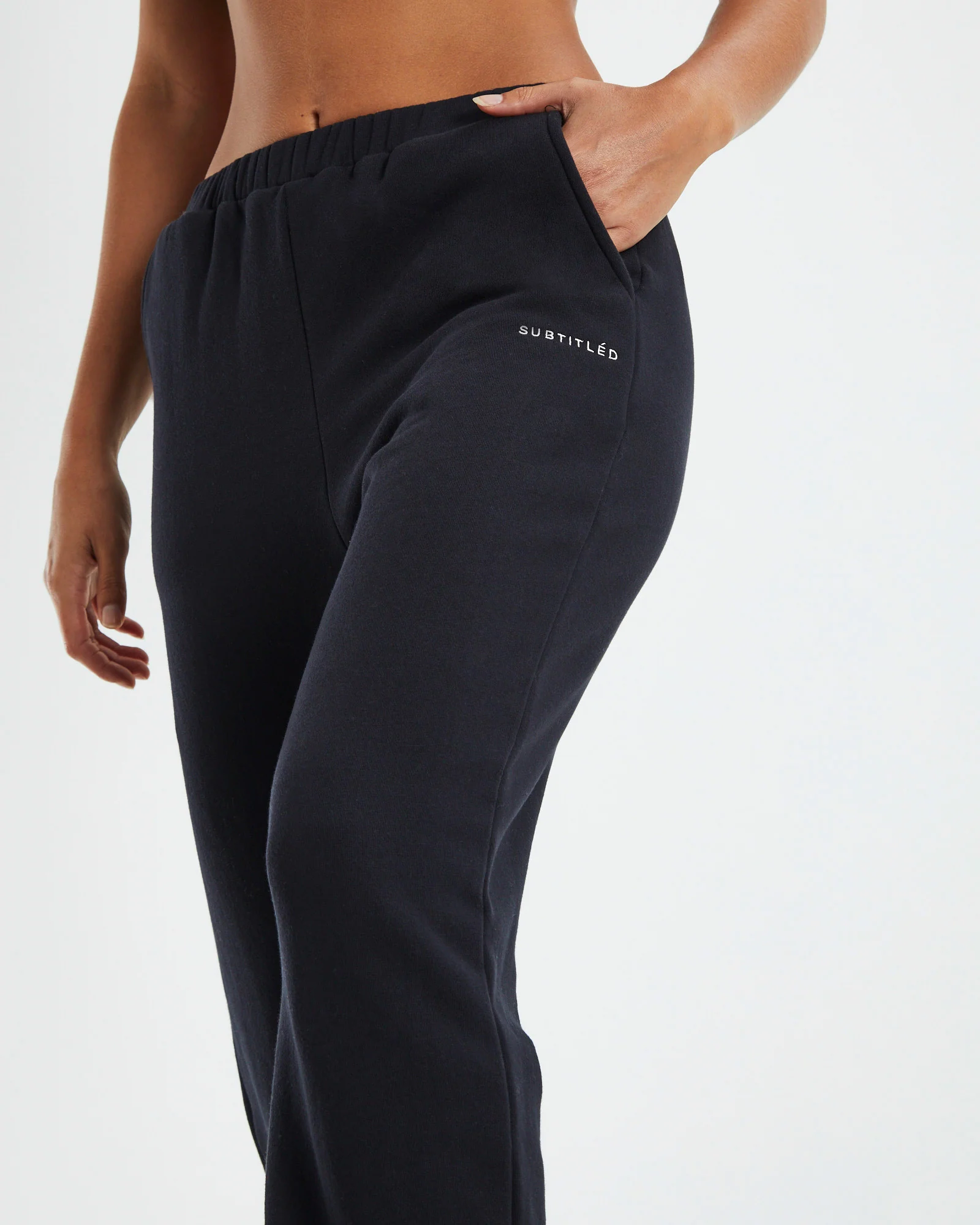 Subtitled Trackpants Almost Black - Image 6
