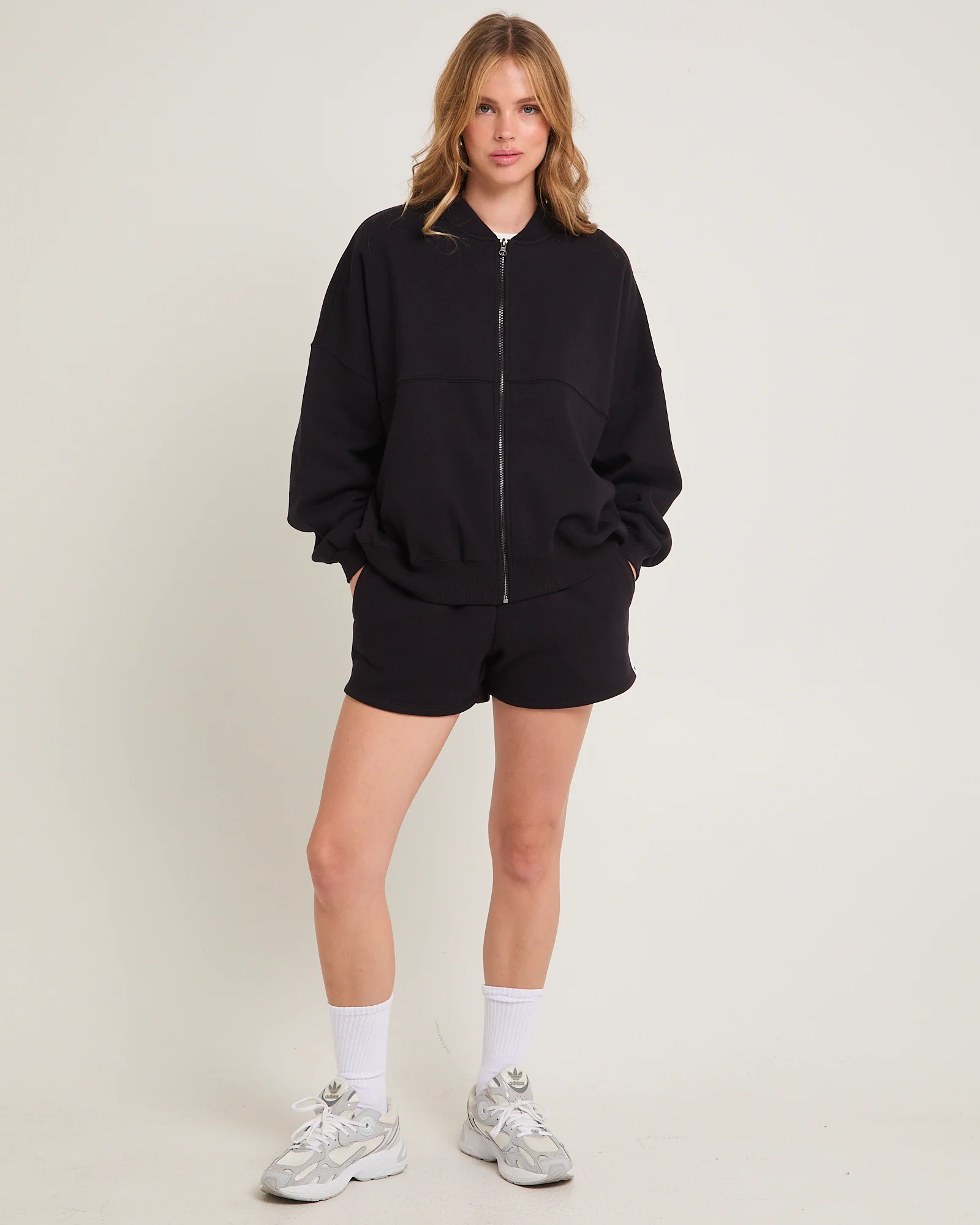 Subtitled Zip Bomber Jacket