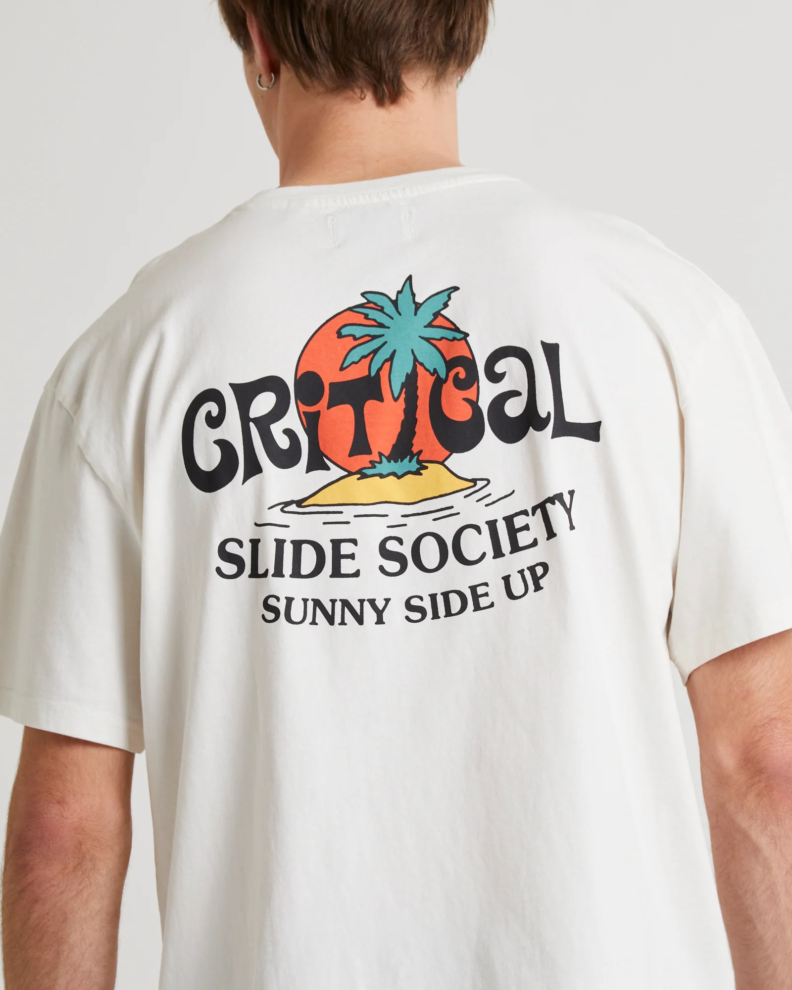Sunnyside Short Sleeve T-Shirt Vintage White - Image 5
