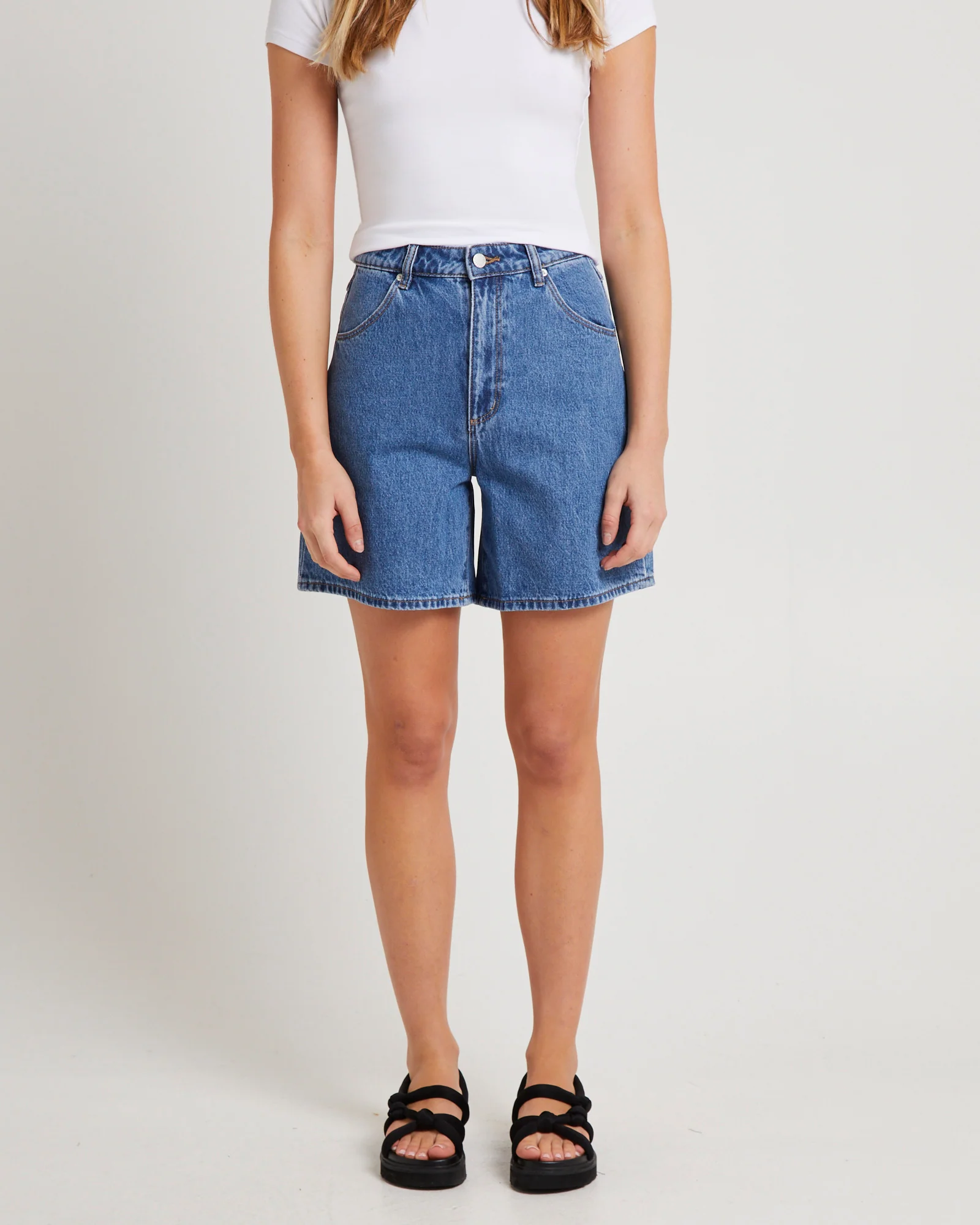 Super Mirage Denim Shorts Evie