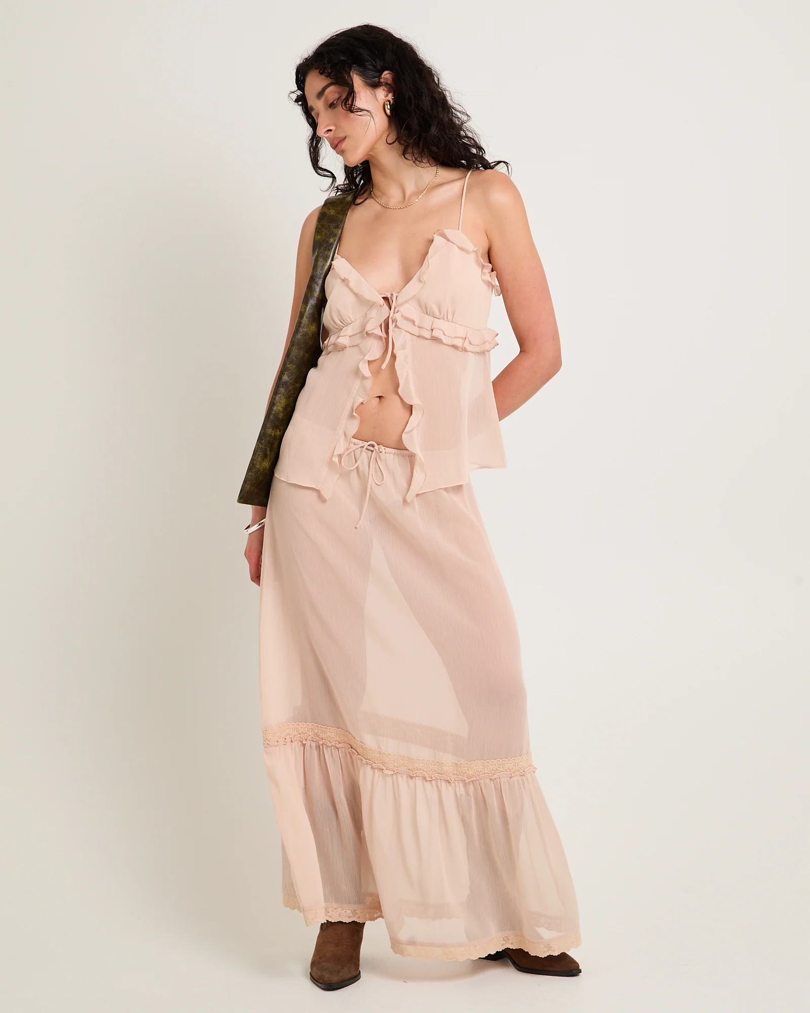 Sutton Boho Sheer Cami Top - Image 3