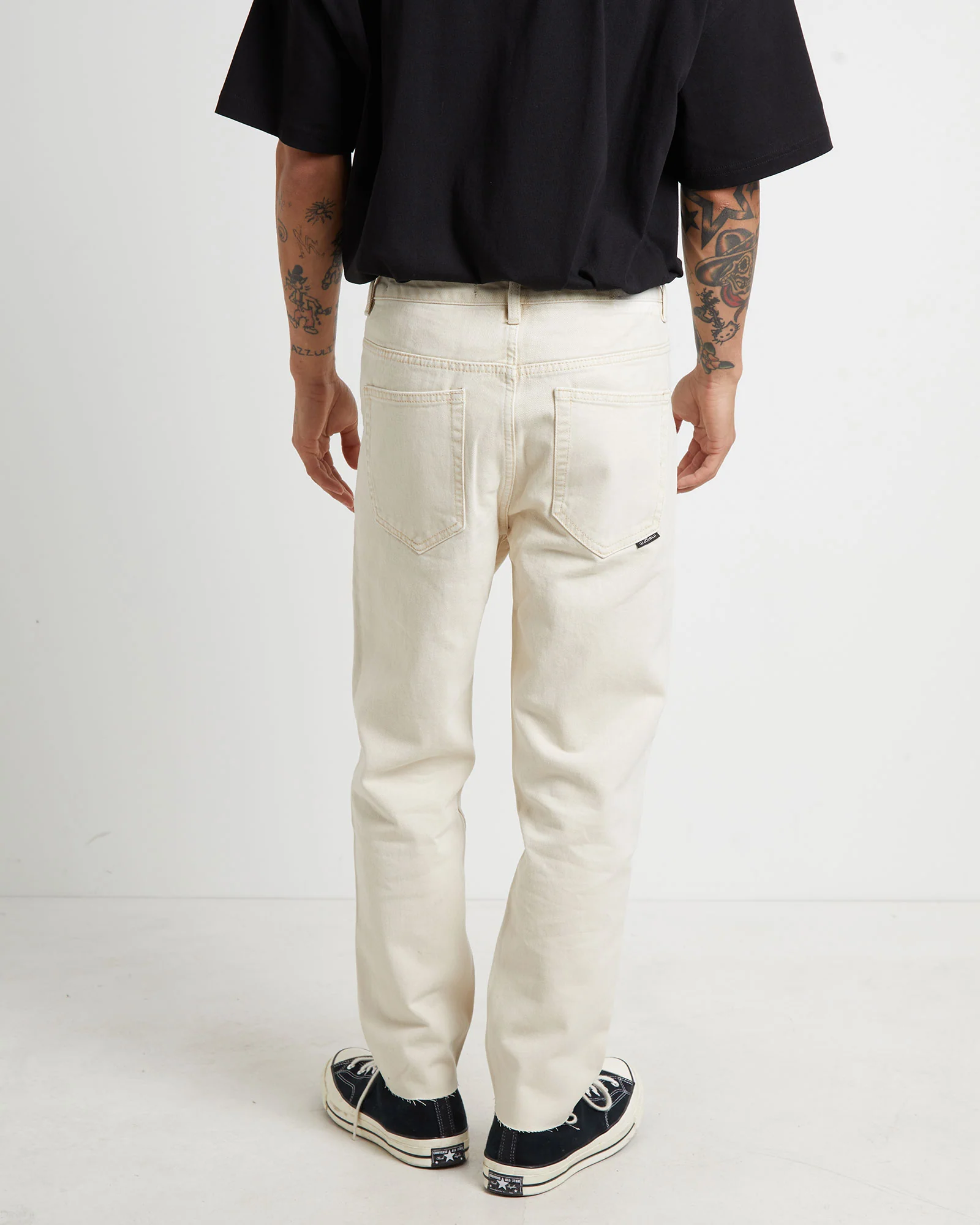Switch Denim Jeans in Washed Bone - Image 2