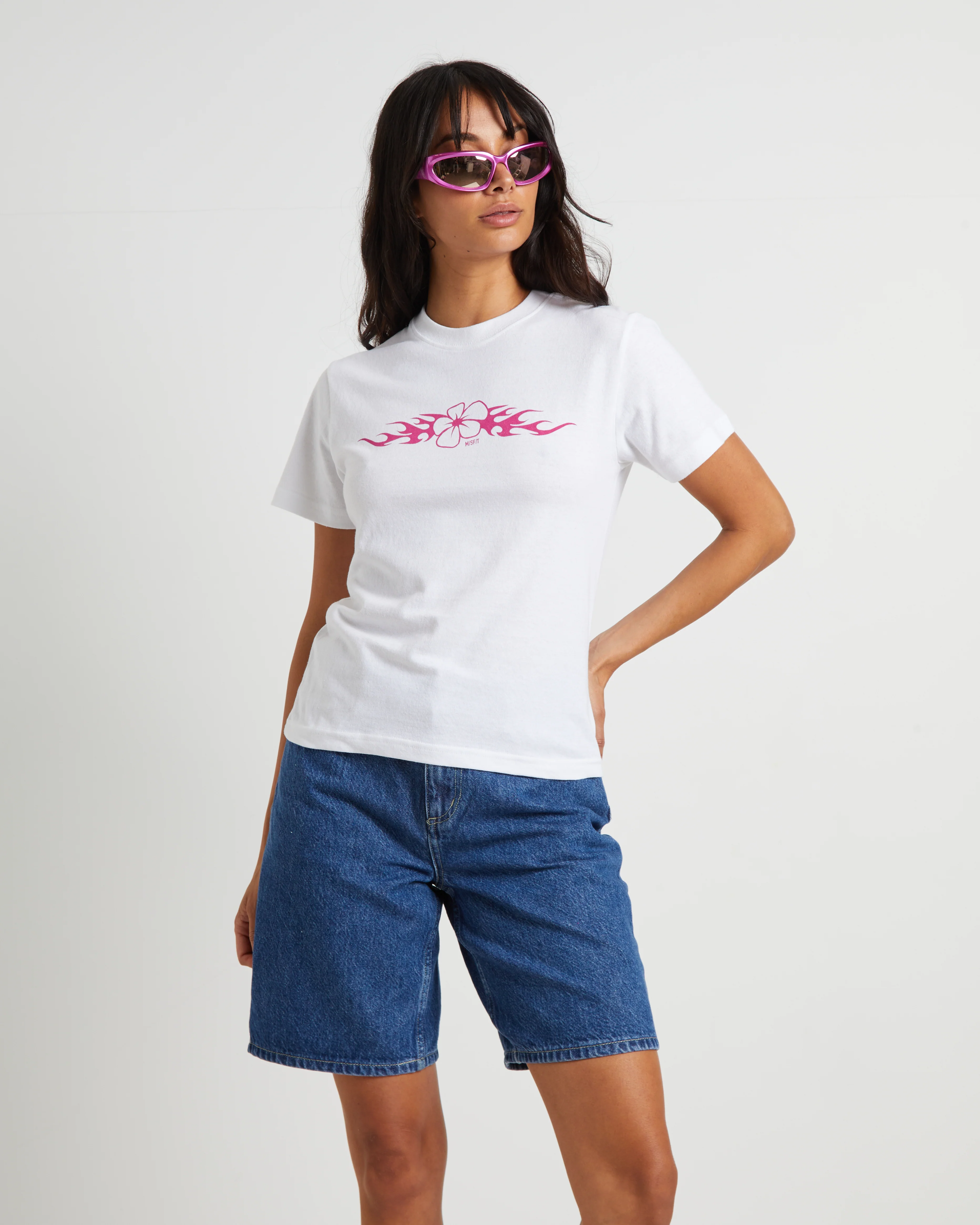 System Osaka Baby Tee in White
