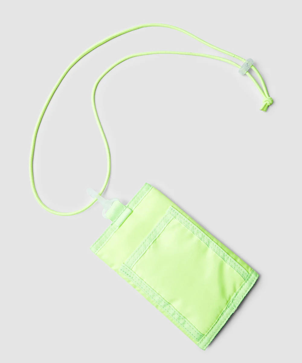 Tactical Neon Neck Wallet Acid Lime - Image 4