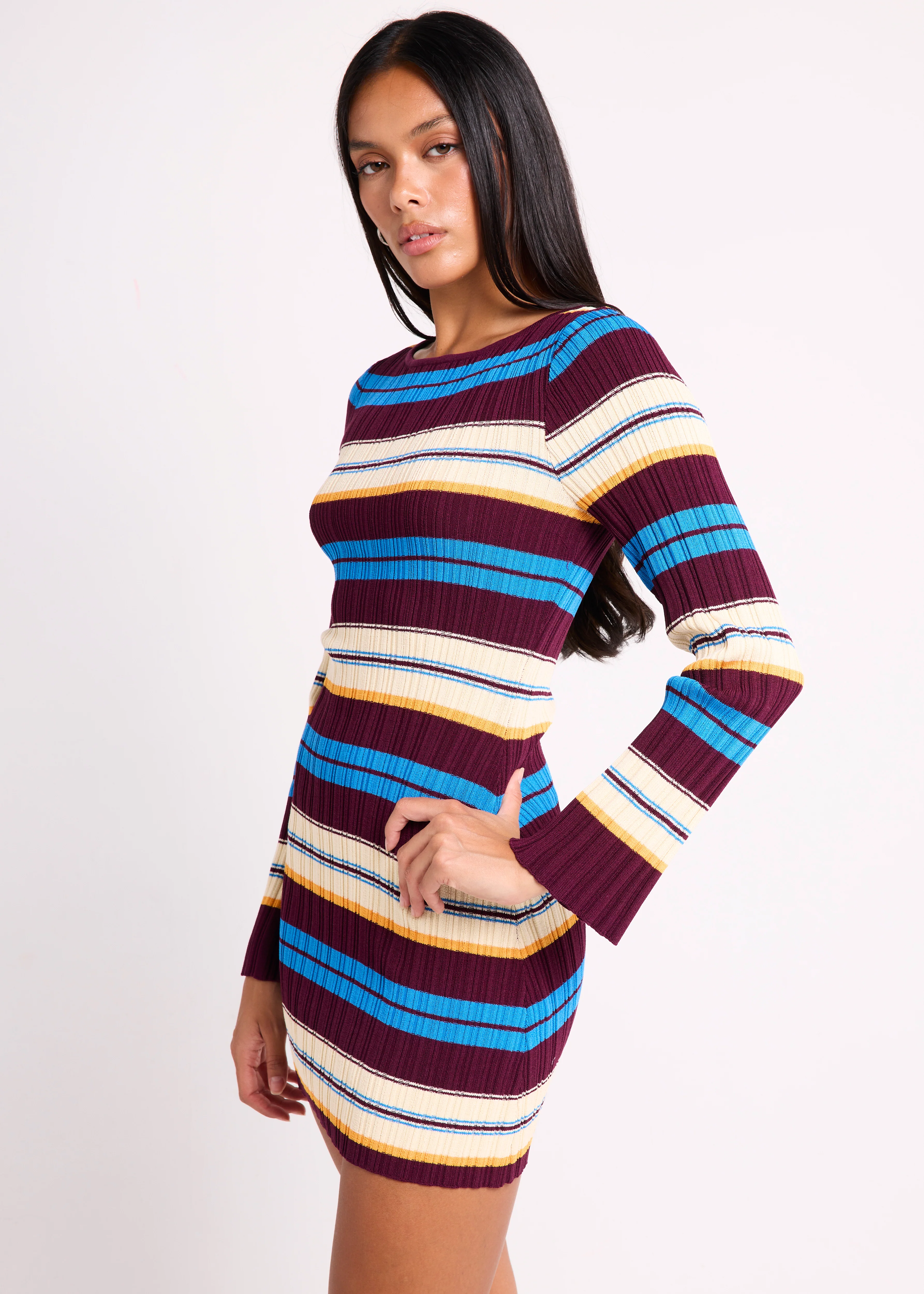 Tahlia Long Sleeve Knit Dress - Image 3