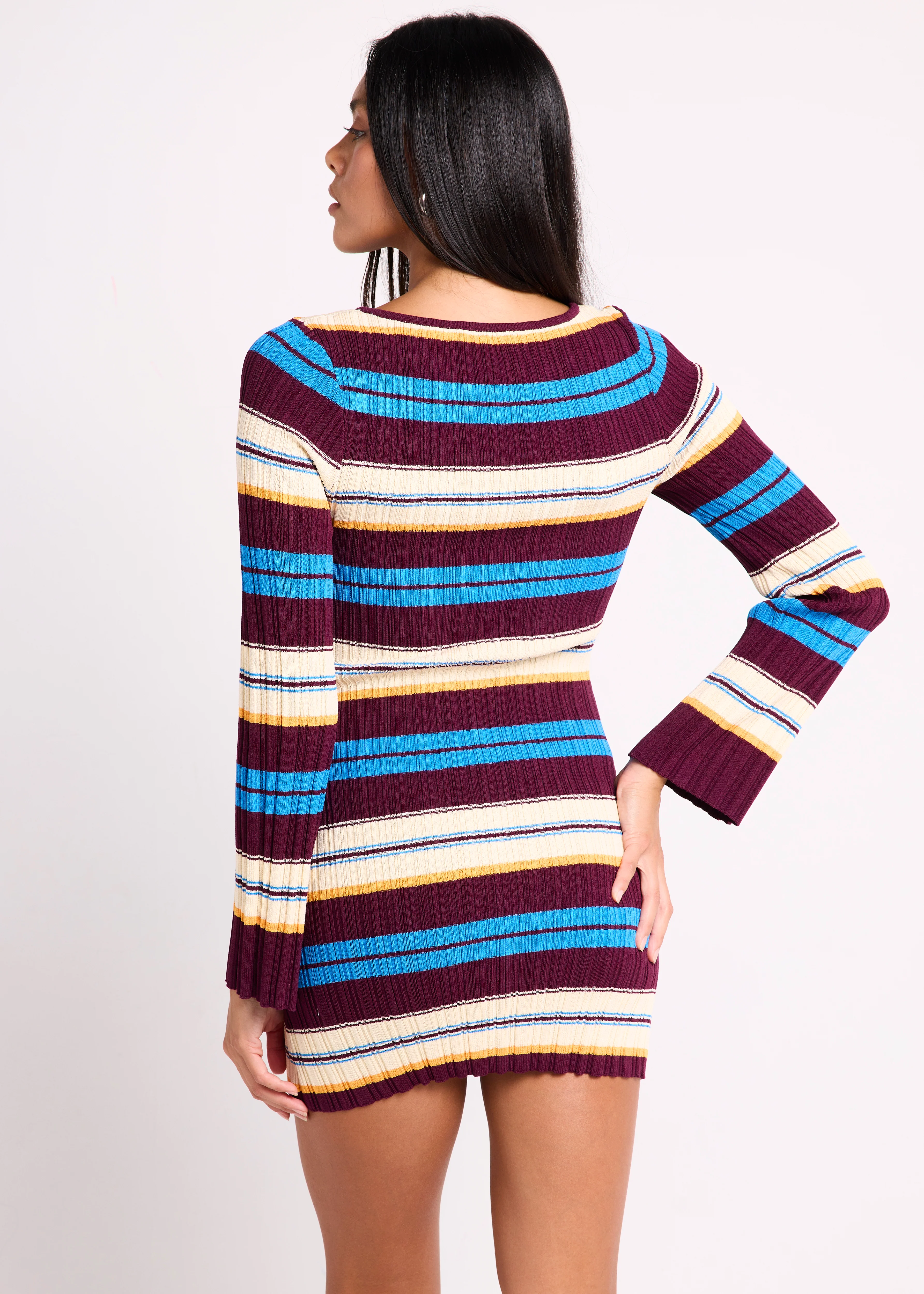 Tahlia Long Sleeve Knit Dress - Image 4