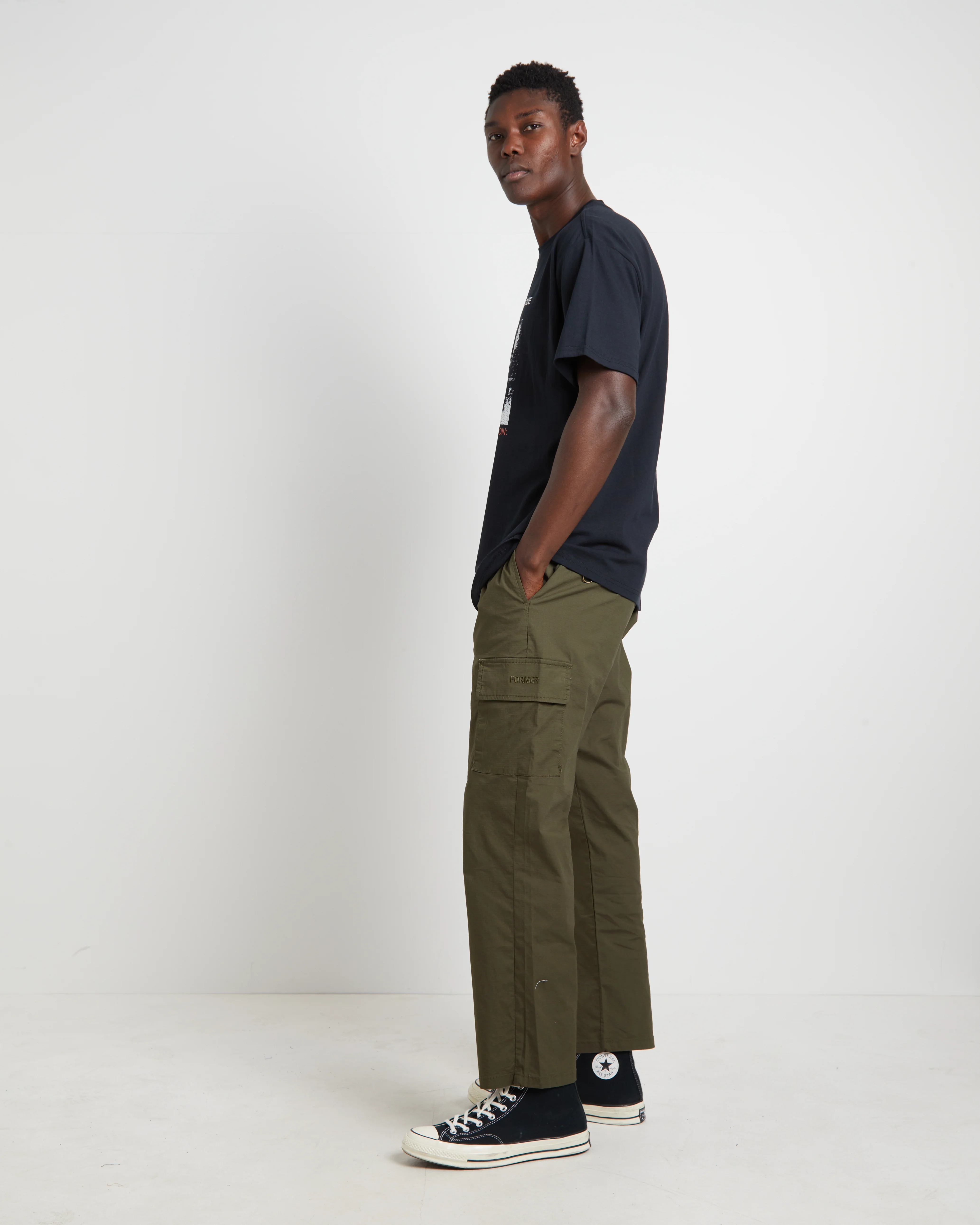 Tantrum Short Sleeve T-Shirt in Black - Image 4