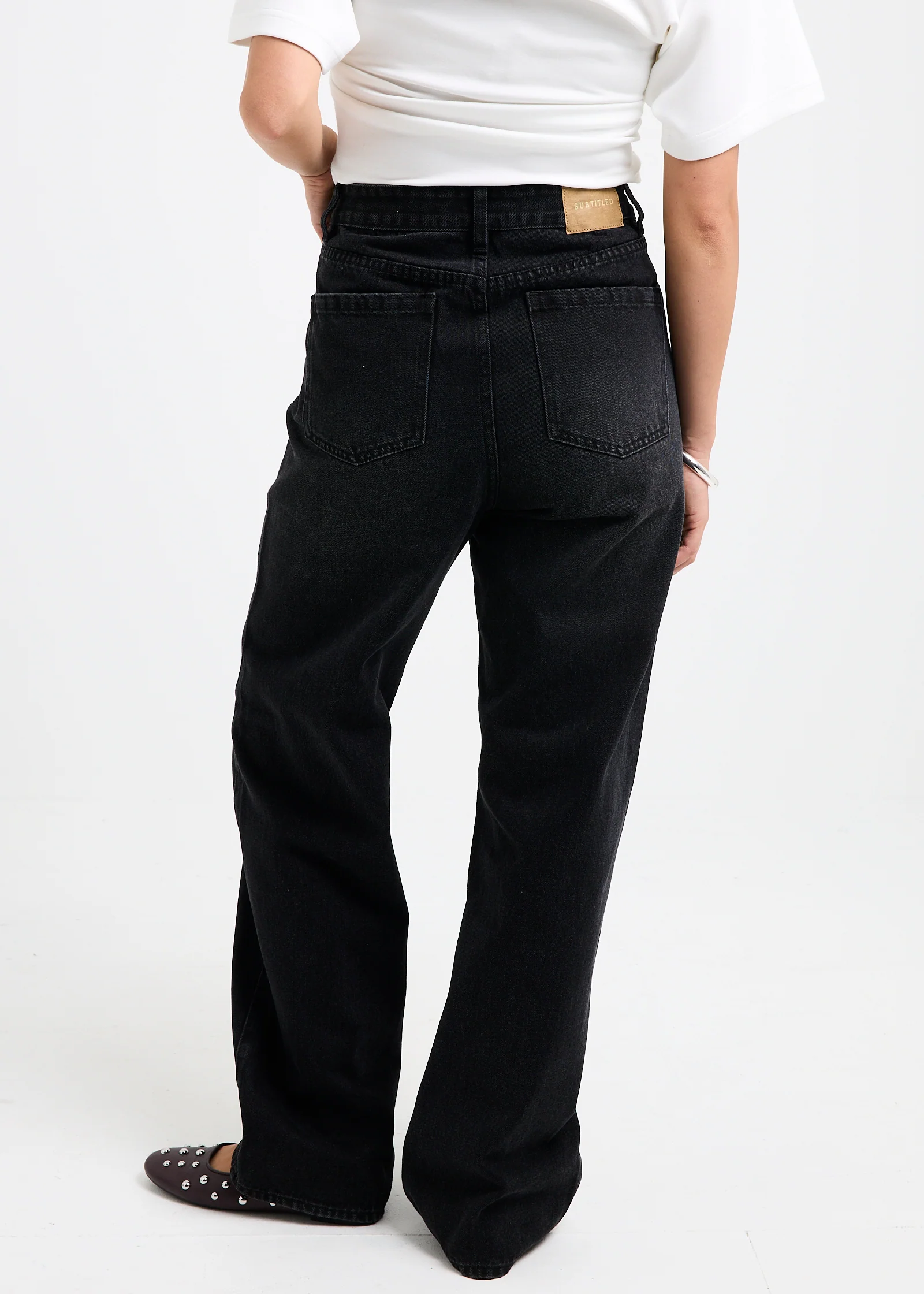 Tayla High Straight Denim Jeans - Image 4