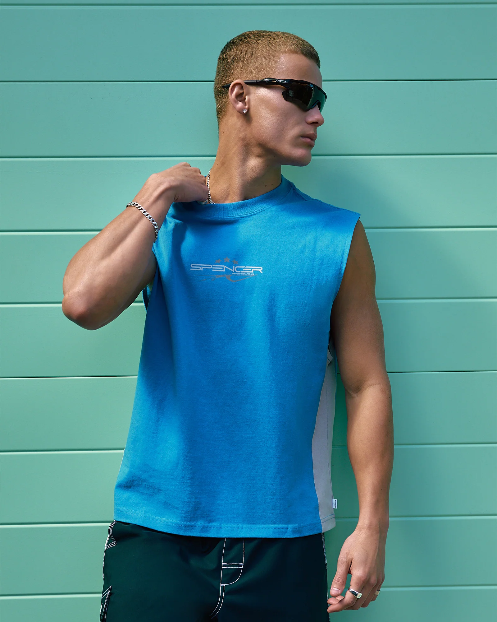 Tech Panelled Tank Top