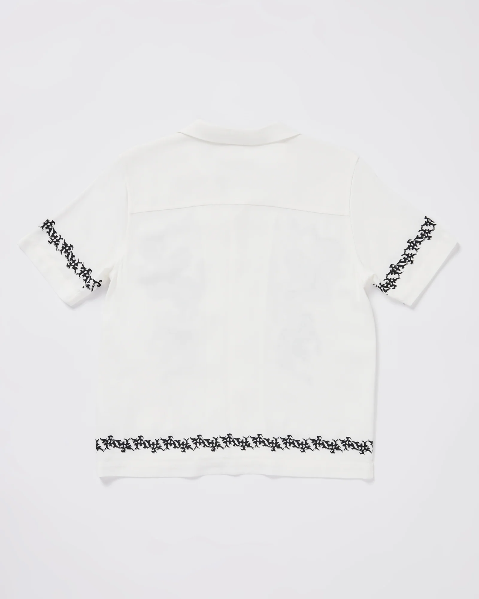 Teen Boys Draco Short Sleeve Resort Shirt in White - Image 3