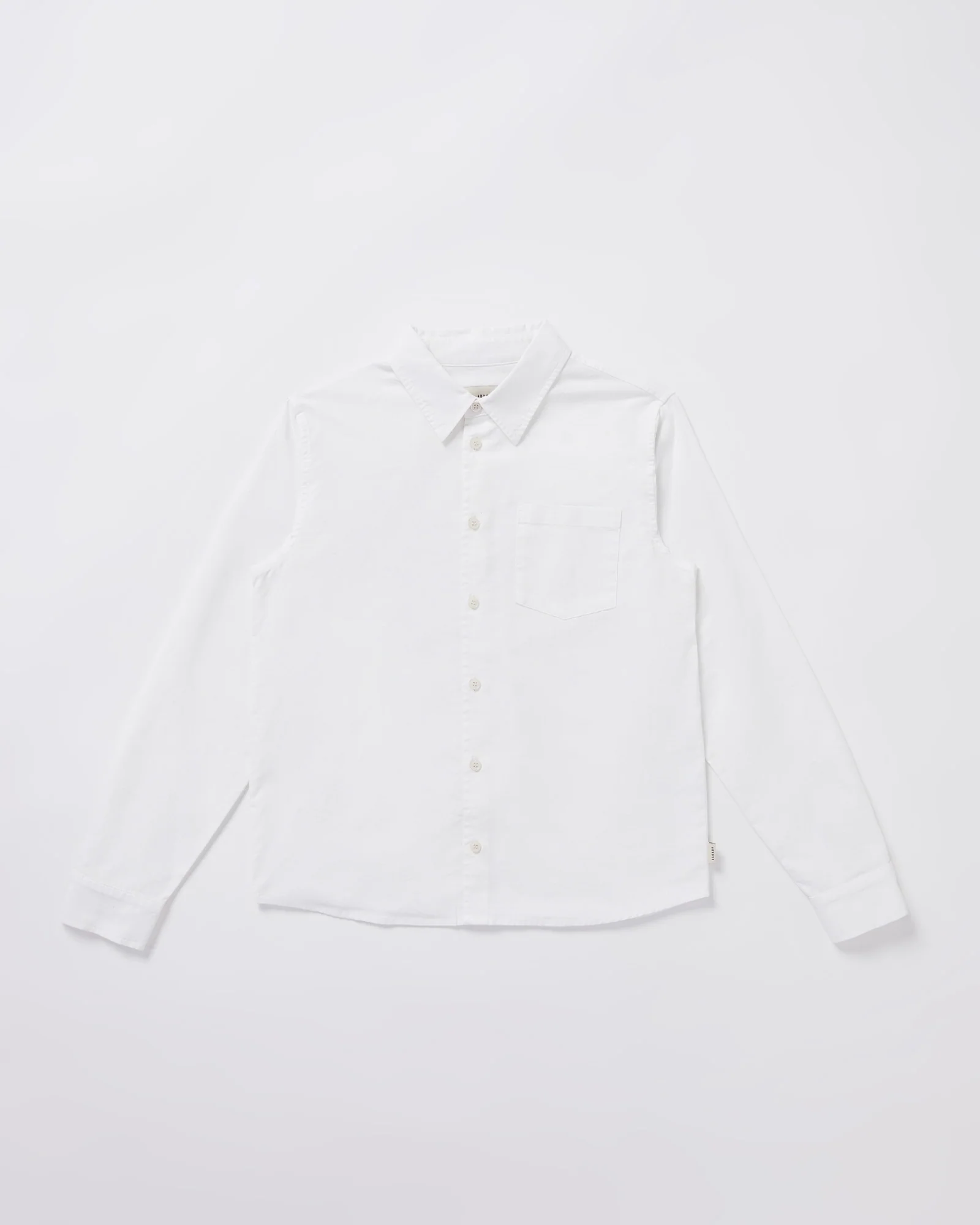 Teen Boys Grover Long Sleeve Shirt in White