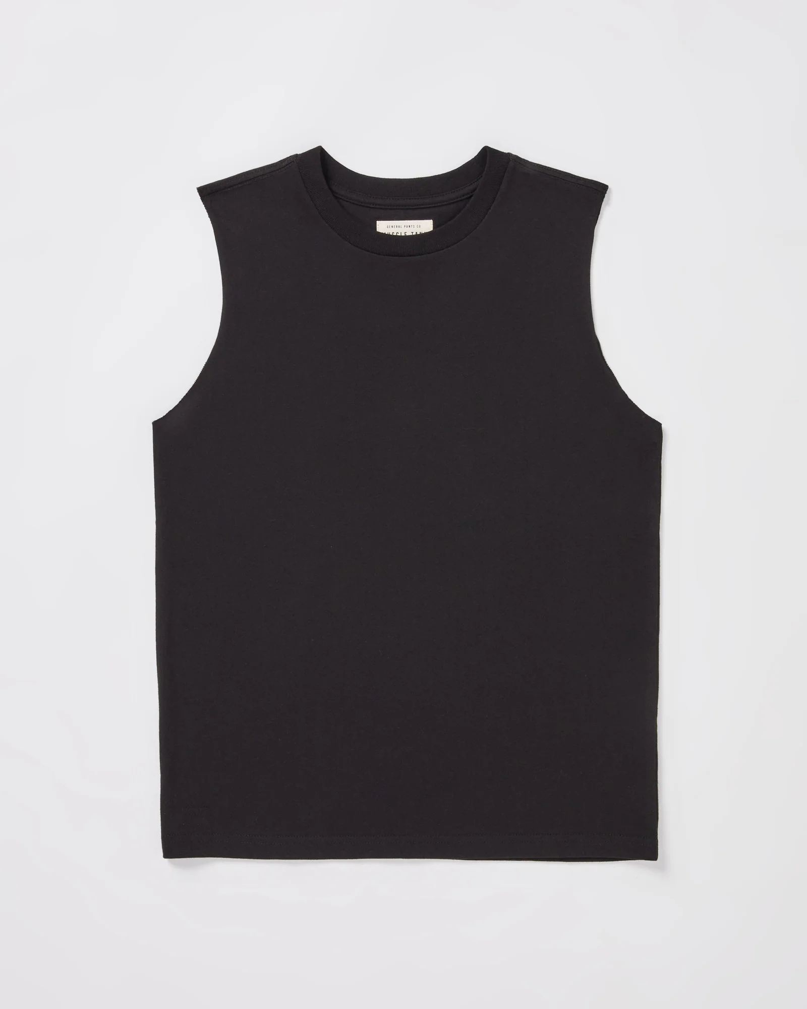Teen Boys Muscle Tank in Black