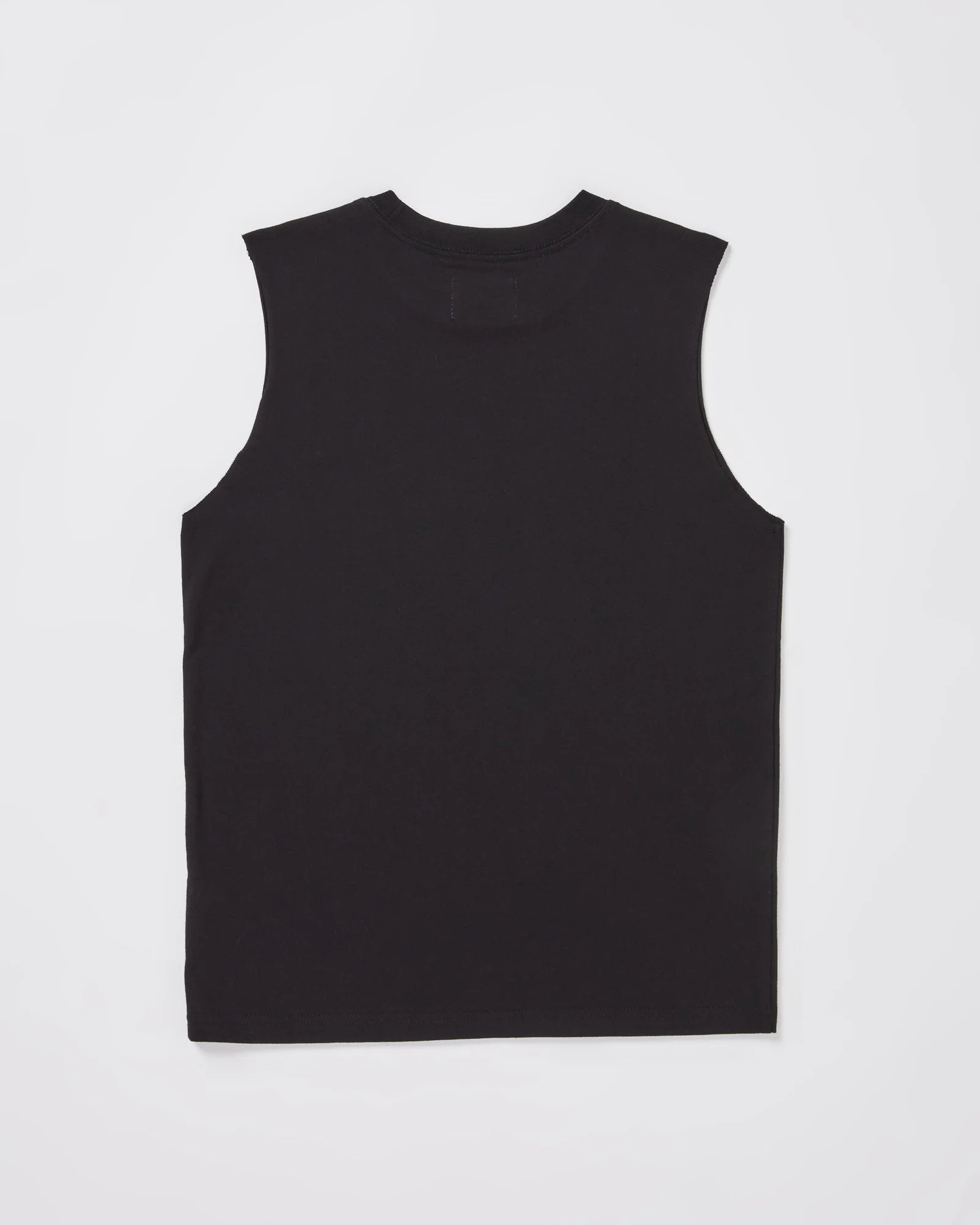 Teen Boys Muscle Tank in Black - Image 2