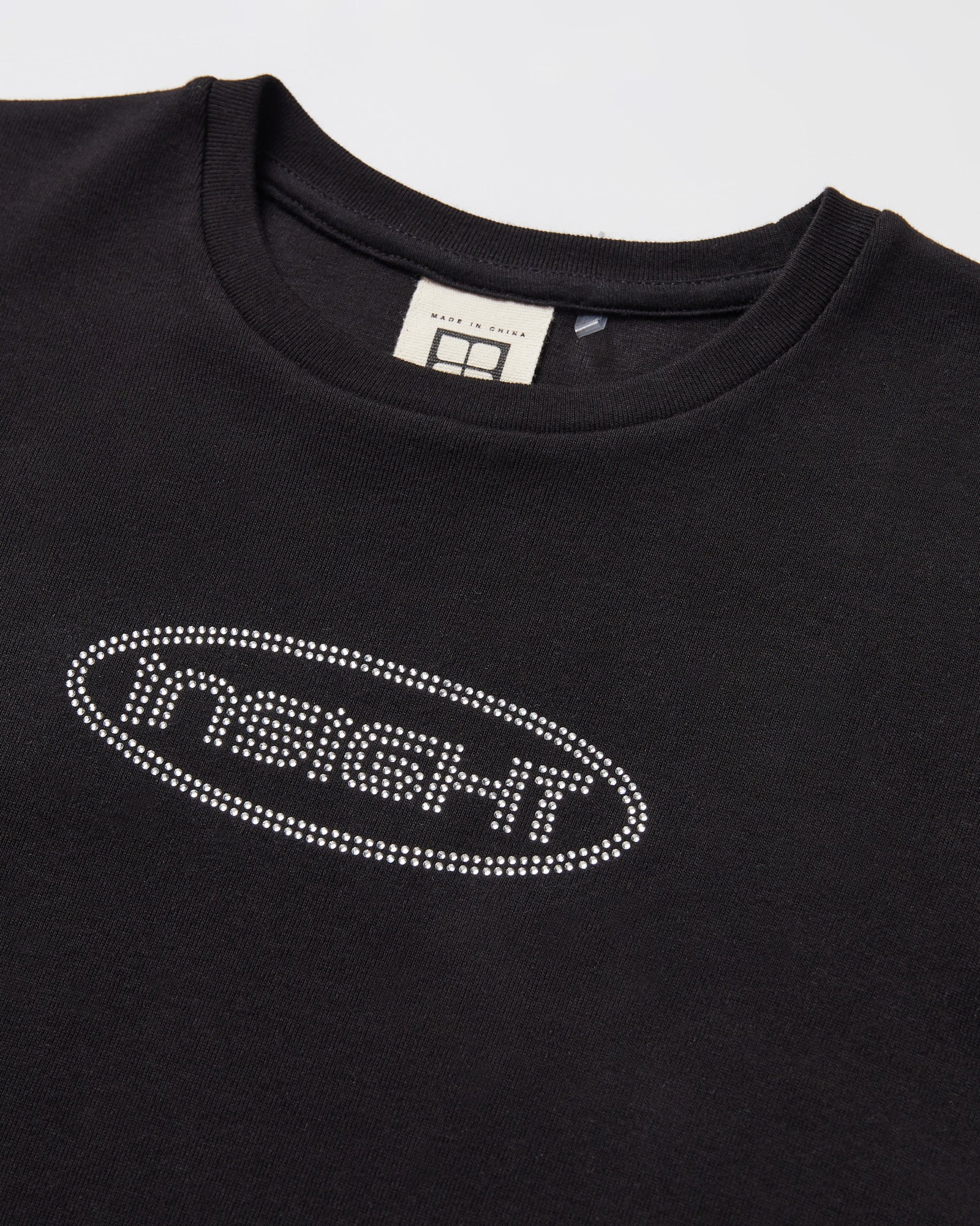 Teen Girls Hackers Baby Tee in Black - Image 4