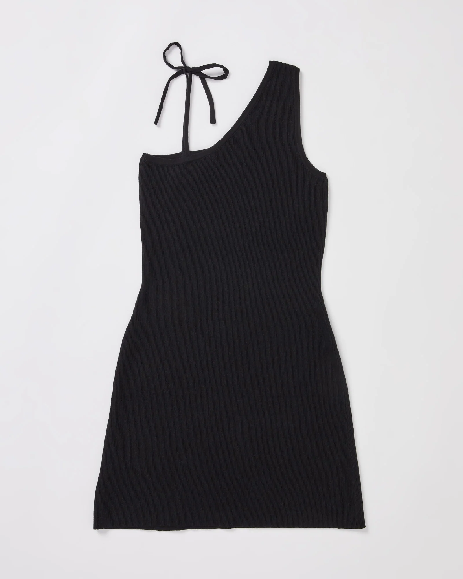 Teen Girls One Shoulder Dress in Black - Image 2